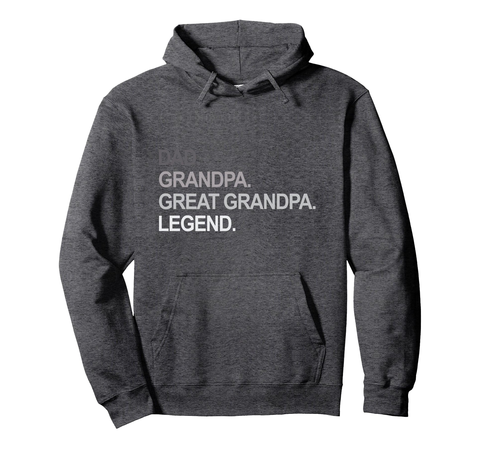 Dad Grandpa Great Grandpa Legend Hoodie - Minimalist Print Men Women - T-Shirt, Sweatshirt, Hoodie