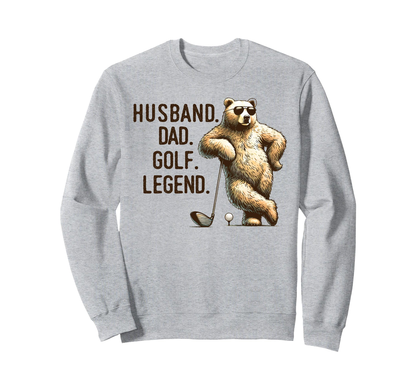 Golf Player Golfer Par Time Husband Dad Sweatshirt - Graphic Print Unisex - T-Shirt, Sweatshirt, Hoodie