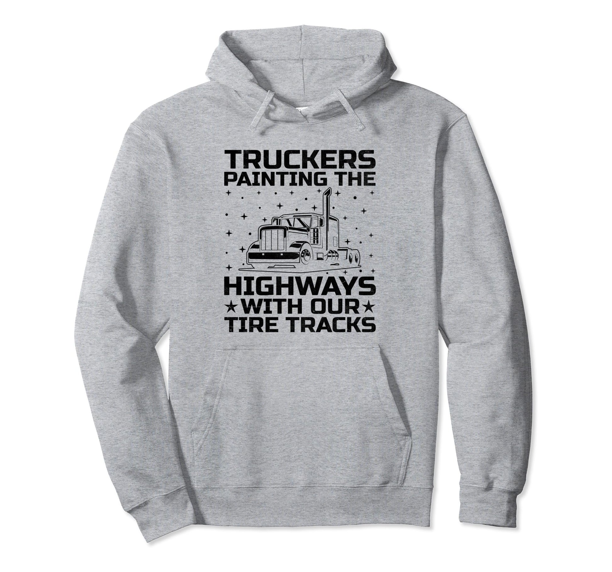 Trucker Driving Dad Trucker Father Hoodie - Aesthetic Graphic for Adults - T-Shirt, Sweatshirt, Hoodie