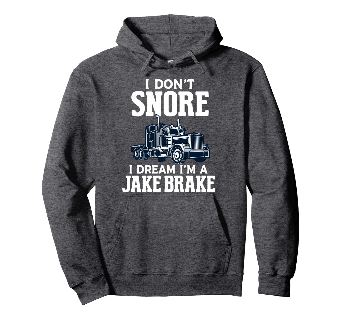 Funny Trucker Truck Driver Trucking Dads Hoodie - Minimalist Print Unisex - T-Shirt, Sweatshirt, Hoodie