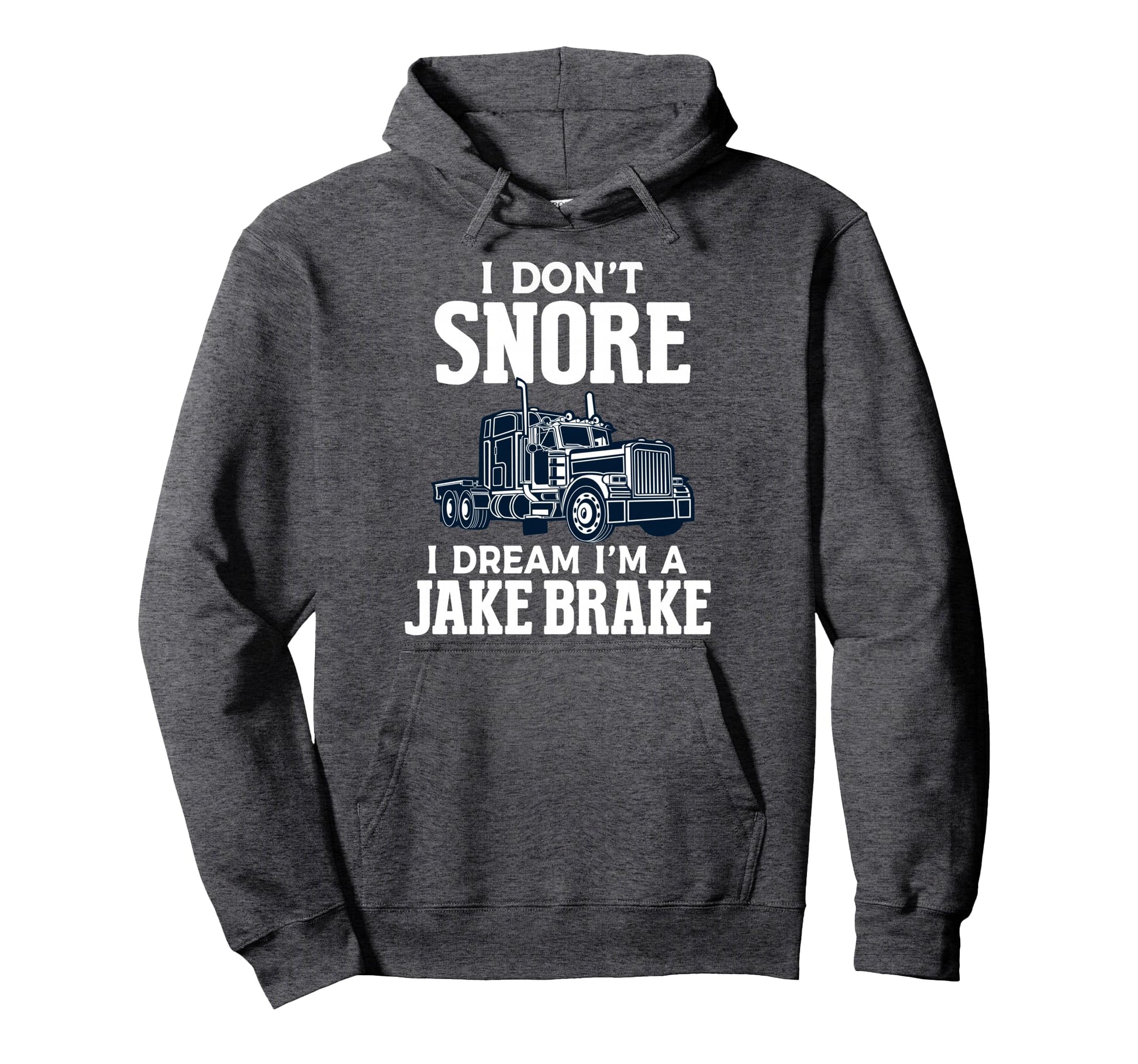Funny Trucker Truck Driver Trucking Dads Hoodie - Minimalist Print Unisex - T-Shirt, Sweatshirt, Hoodie