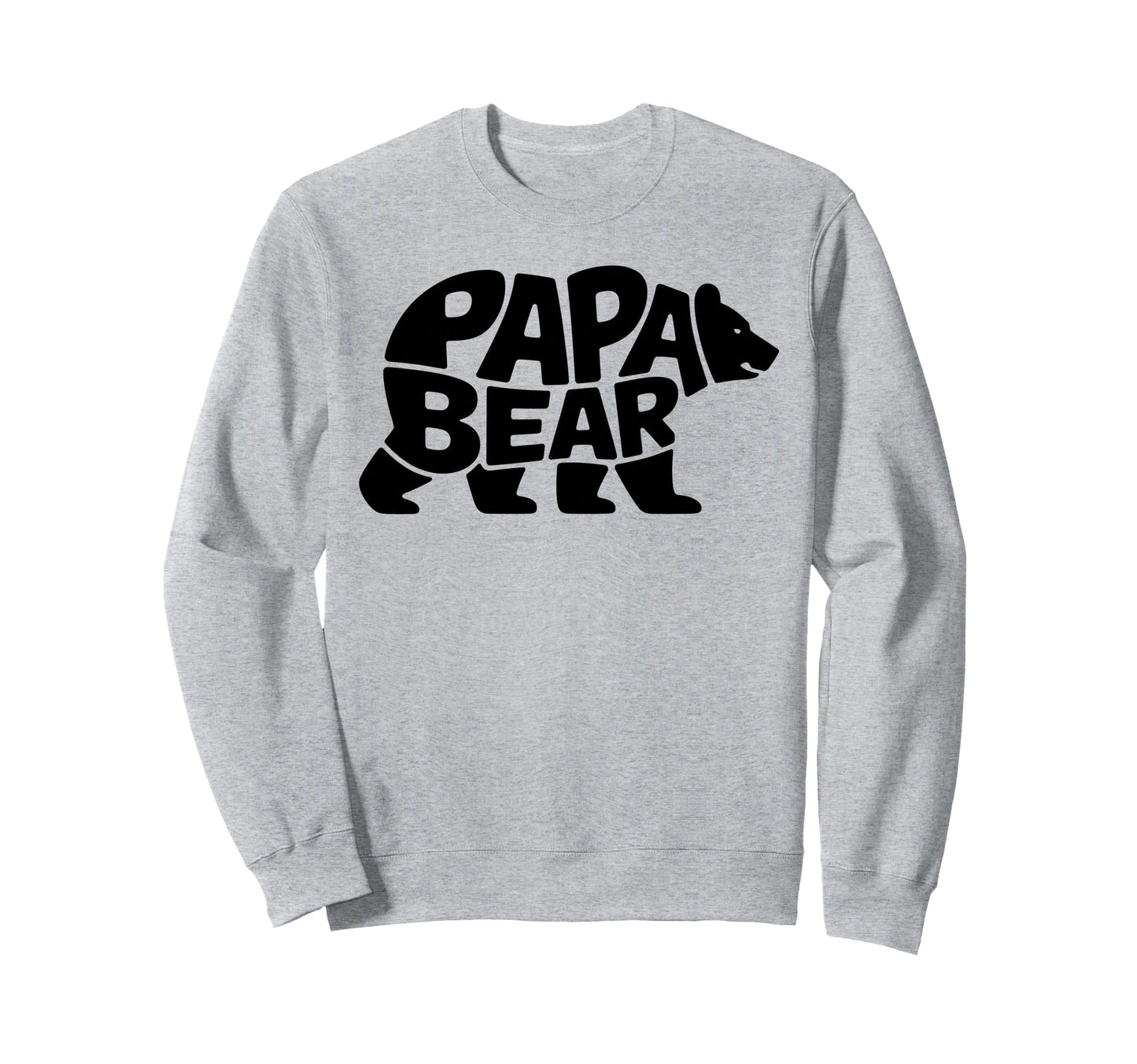 Papa Bear Dad Father Polar Bear Sweatshirt - Unique Graphic Men Women - T-Shirt, Sweatshirt, Hoodie