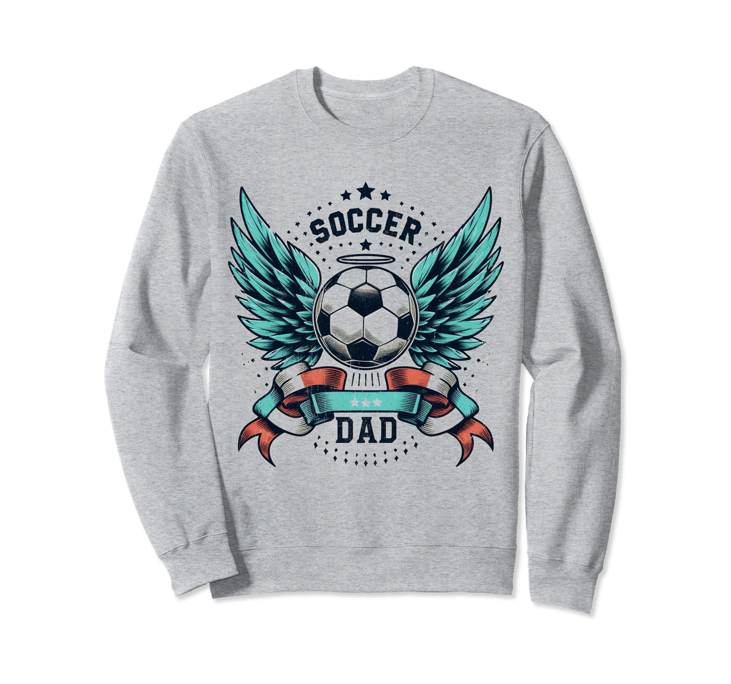 Soccer Dad Family Matching Dad Sweatshirt - Minimalist Print Men Women - T-Shirt, Sweatshirt, Hoodie
