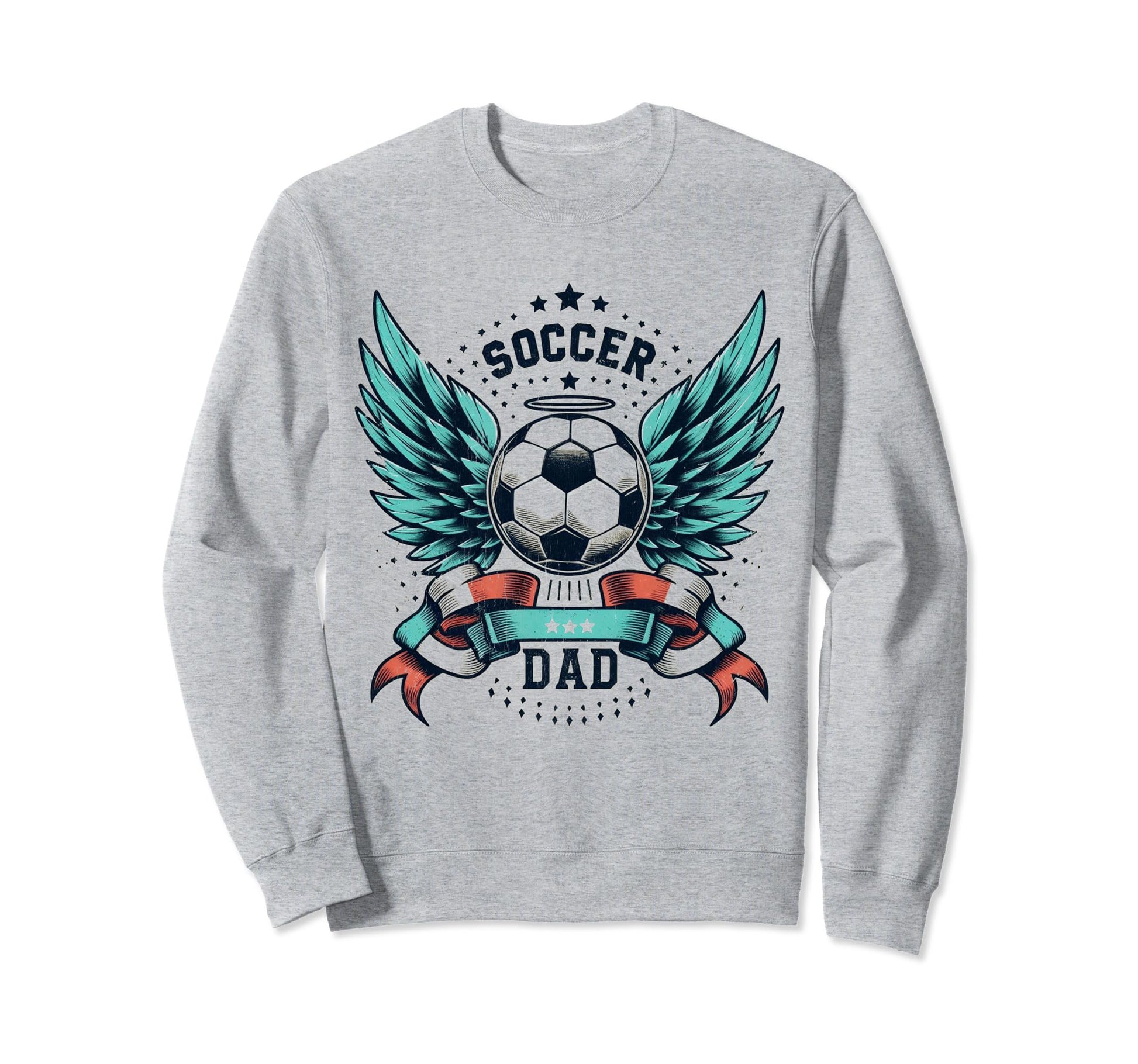 Soccer Dad Family Matching Dad Sweatshirt - Minimalist Print Men Women - T-Shirt, Sweatshirt, Hoodie
