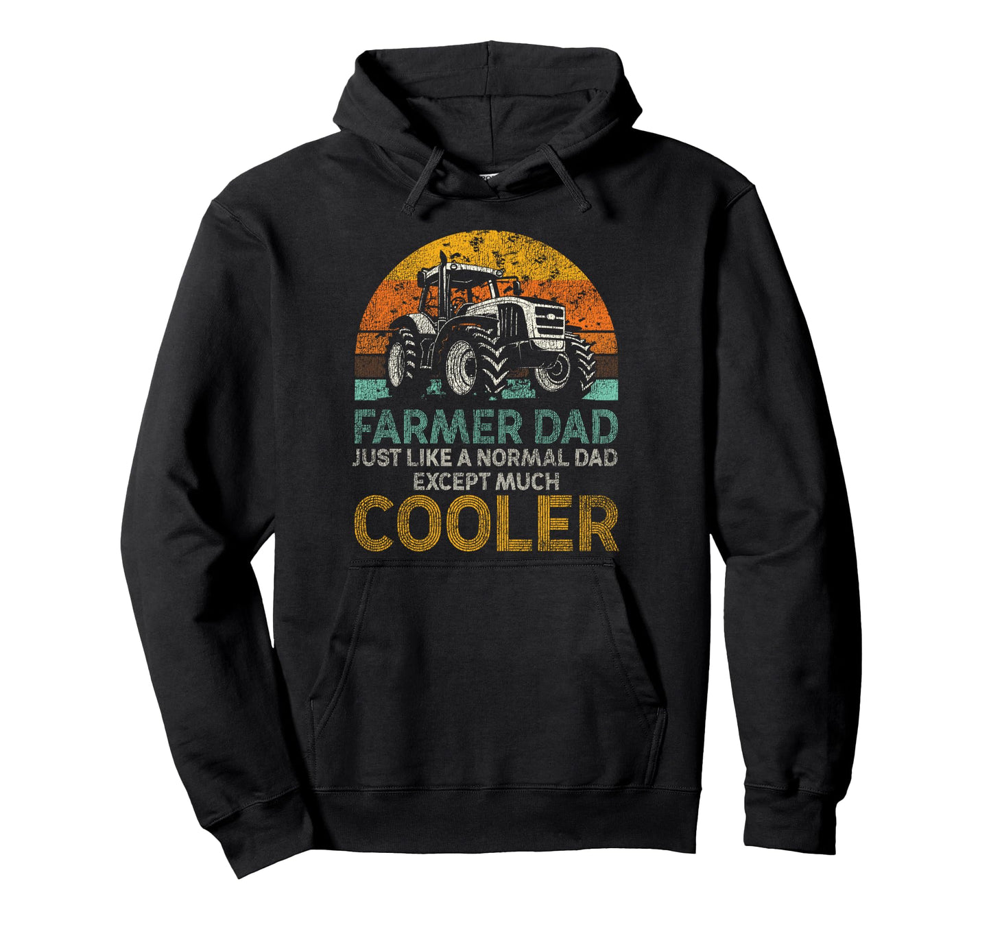Farming Farmer Dad Father Tractor Farmer Dad Hoodie - Graphic Print Unisex - T-Shirt, Sweatshirt, Hoodie
