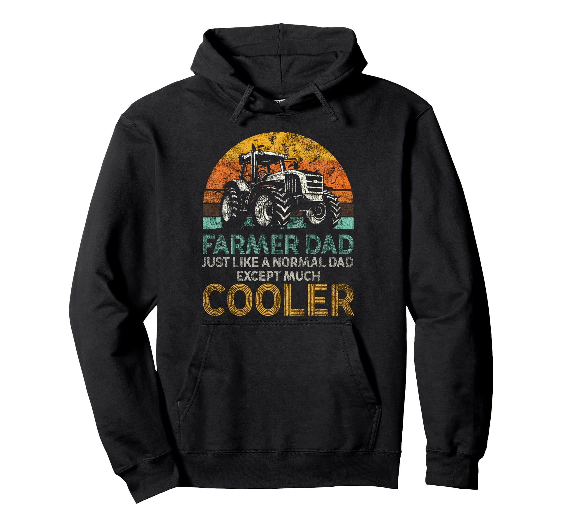 Farming Farmer Dad Father Tractor Farmer Dad Hoodie - Graphic Print Unisex - T-Shirt, Sweatshirt, Hoodie