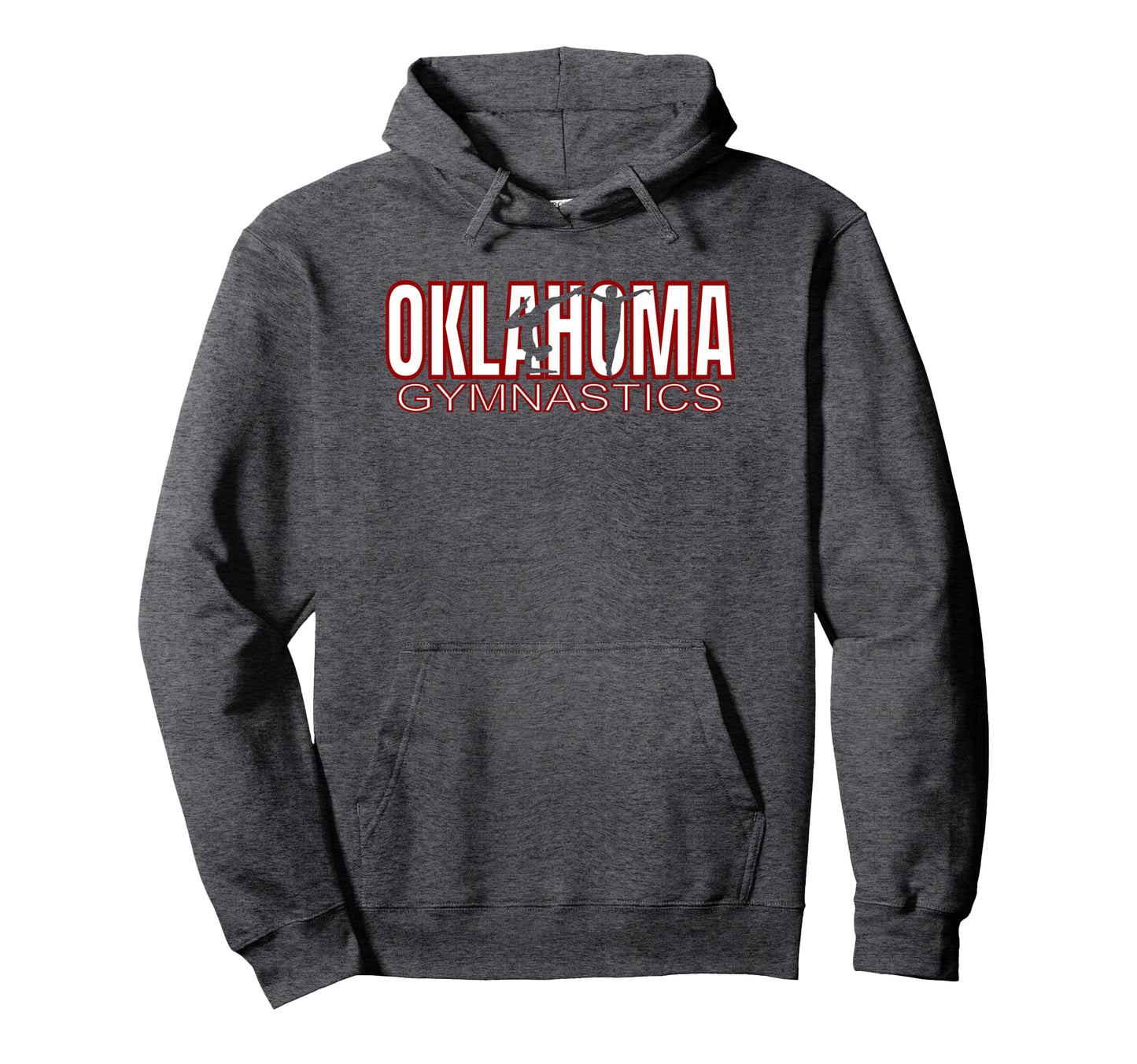 Oklahoma Gymnastics Competition Hoodie - Minimalist Print for Adults - T-Shirt, Sweatshirt, Hoodie