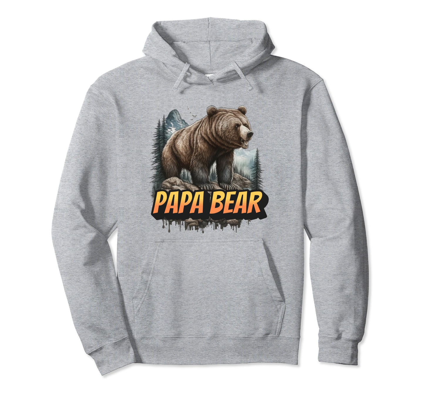 Papa Bear Funny Dad Hoodie - Fun Novelty Design Unisex - T-Shirt, Sweatshirt, Hoodie