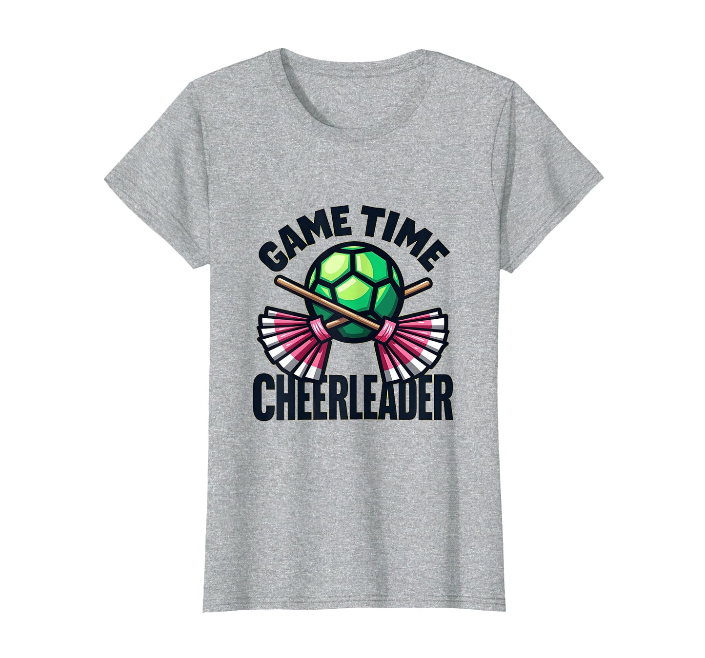 Game Time Cheerleader Soccer Mom T-Shirt - Casual Everyday Wear Men Women - T-Shirt, Sweatshirt, Hoodie