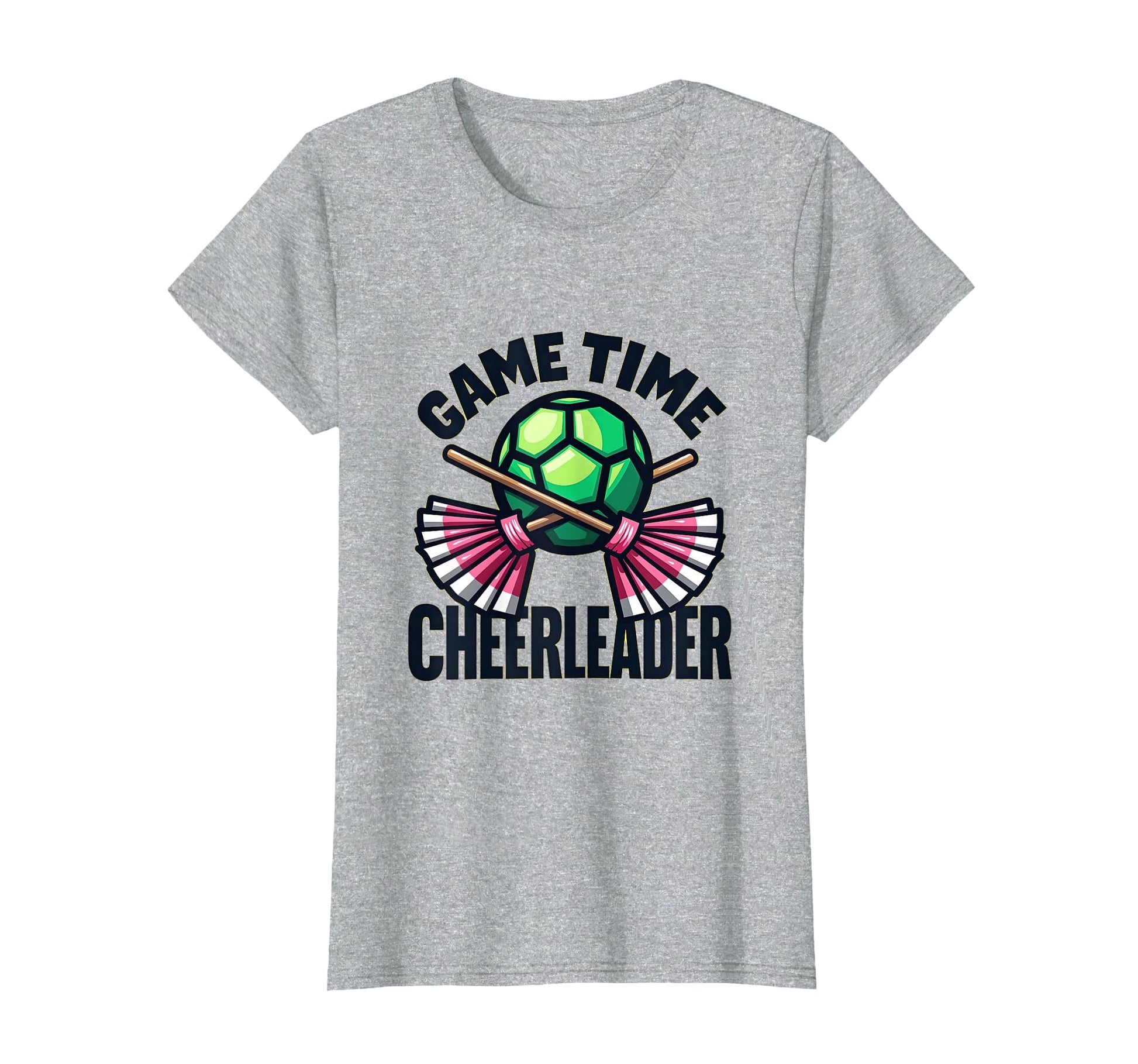 Game Time Cheerleader Soccer Mom T-Shirt - Casual Everyday Wear Men Women - T-Shirt, Sweatshirt, Hoodie