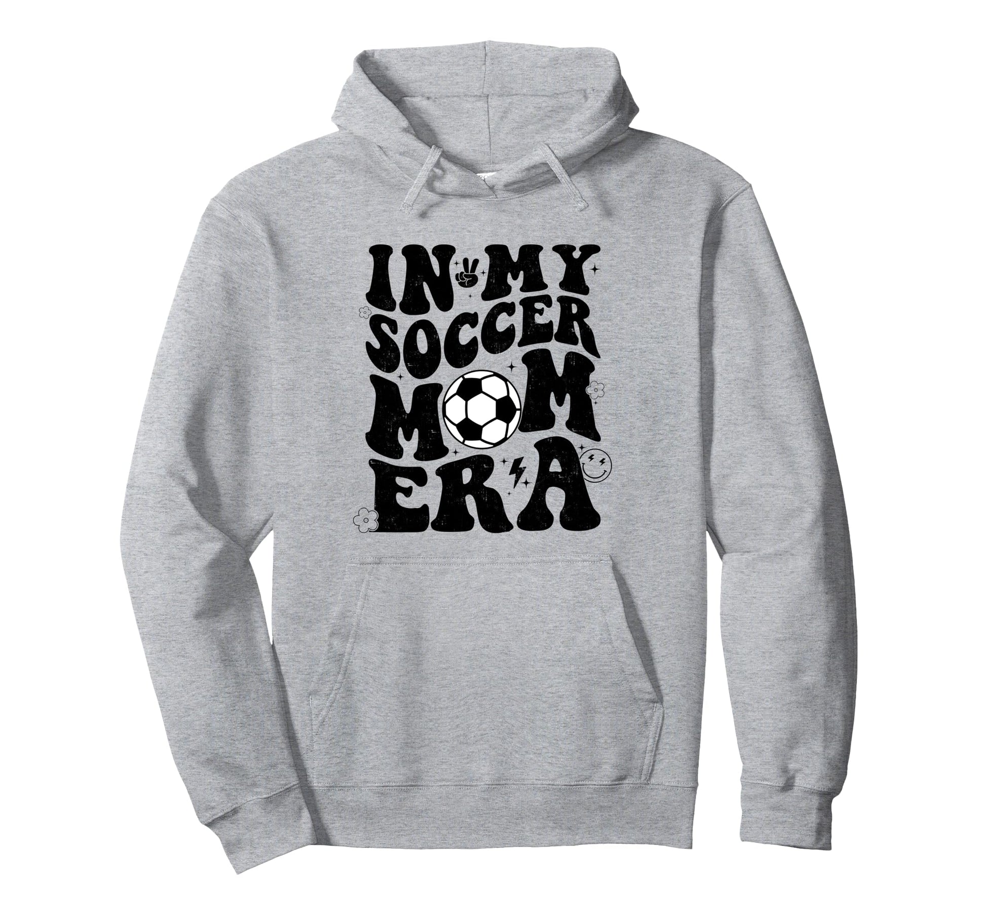 Groovy My Soccer Mom Era Funny Hoodie - Novelty Apparel for Adults - T-Shirt, Sweatshirt, Hoodie