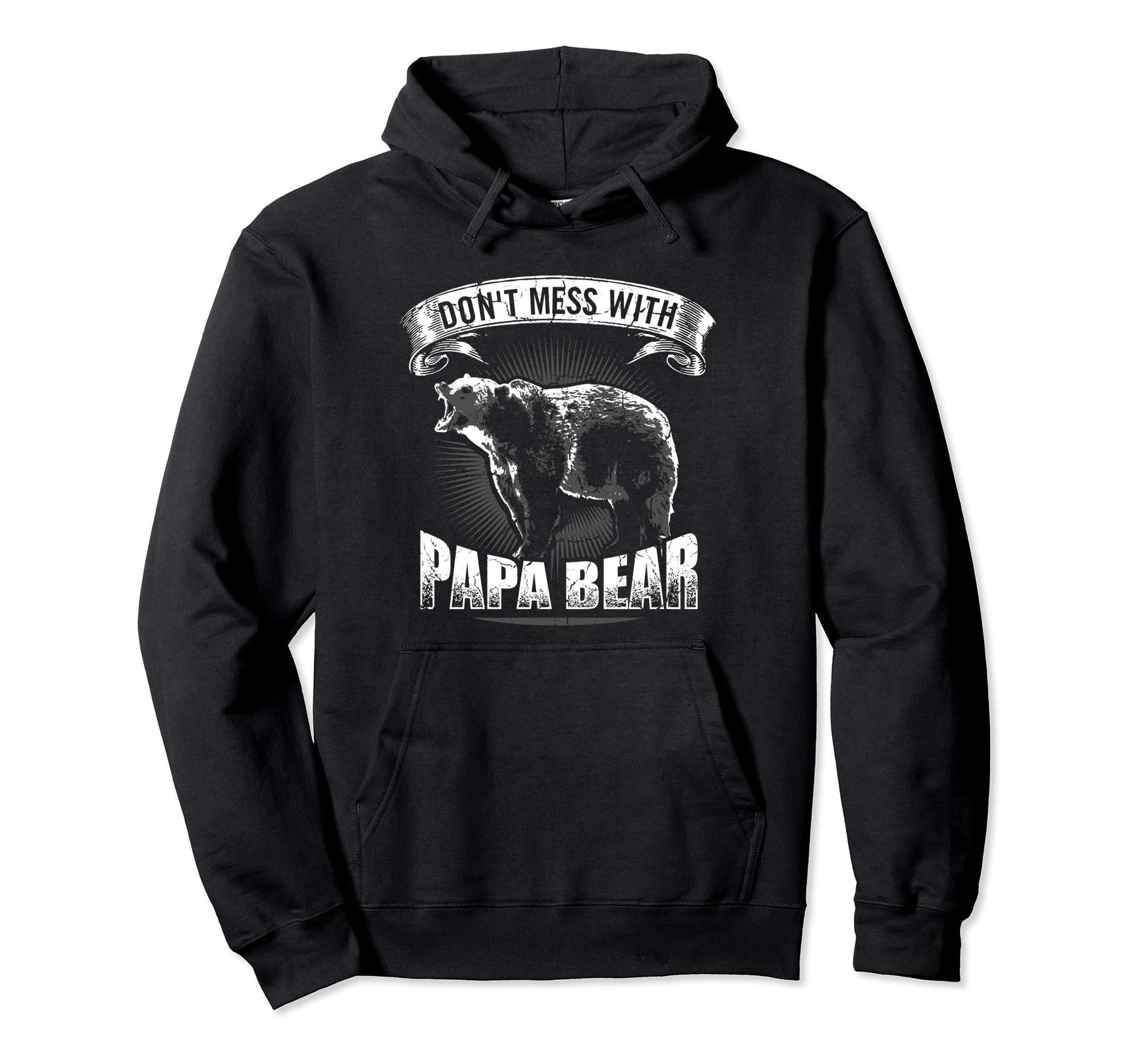Dont Mess Papa Bear Camping Dad Camper Hoodie - Graphic Print for Adults - T-Shirt, Sweatshirt, Hoodie
