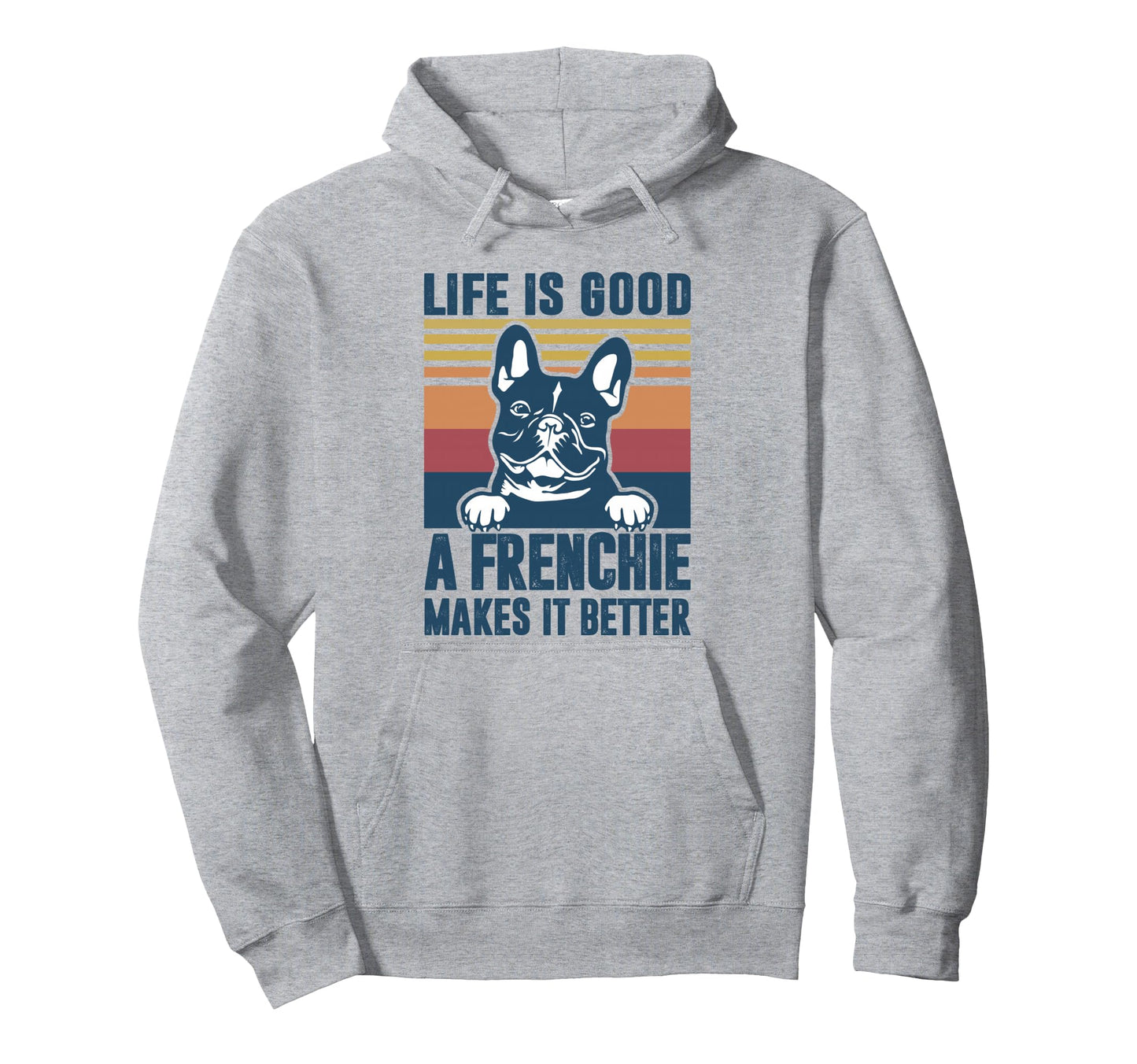 Frenchie Gifts Frenchie Dad Mom French Hoodie - Trendy Graphic Unisex - T-Shirt, Sweatshirt, Hoodie