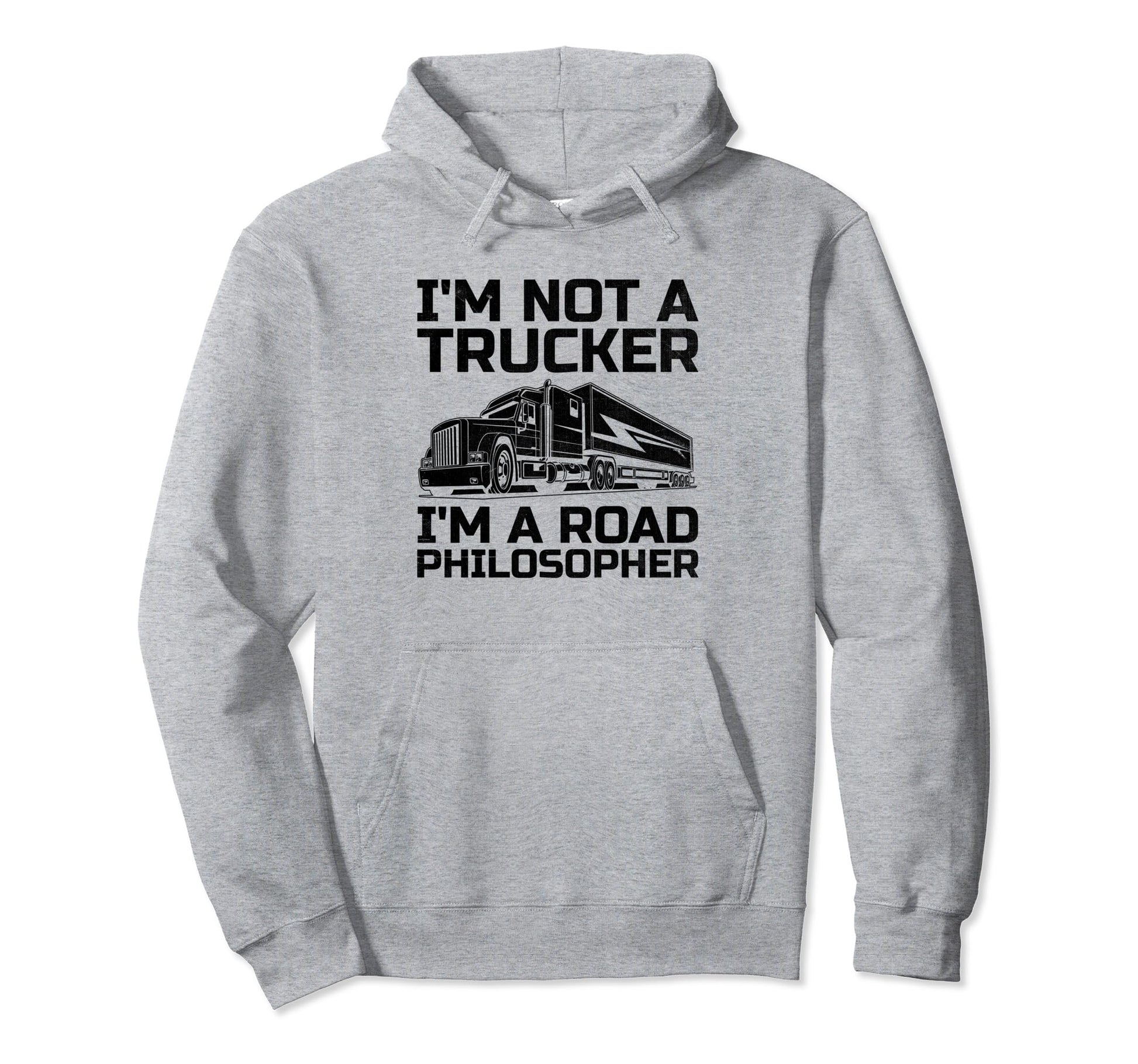 Trucker Driving Dad Trucker Father Hoodie - Custom Art Print Men Women - T-Shirt, Sweatshirt, Hoodie