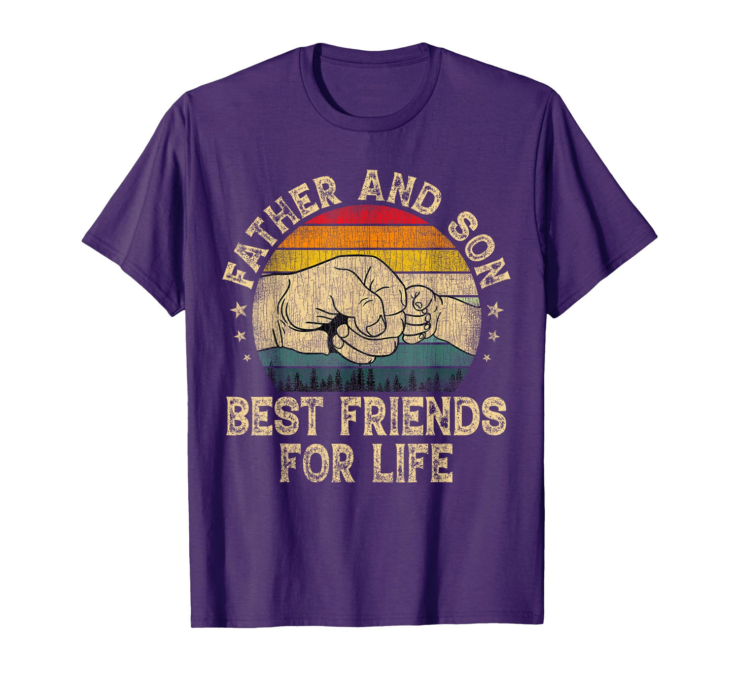 Father And Son Best Friends Life Fathers T-Shirt - Graphic Print Men Women - T-Shirt, Sweatshirt, Hoodie