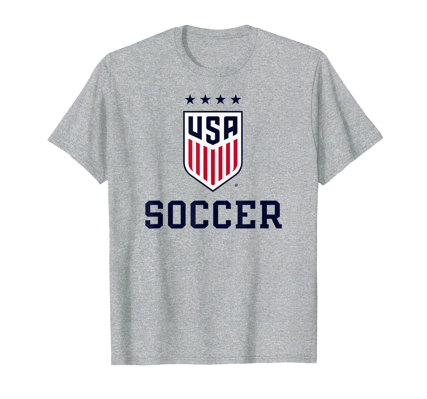 United States Soccer Icon Gray T-Shirt - Casual Everyday Wear for Adults - T-Shirt, Sweatshirt, Hoodie