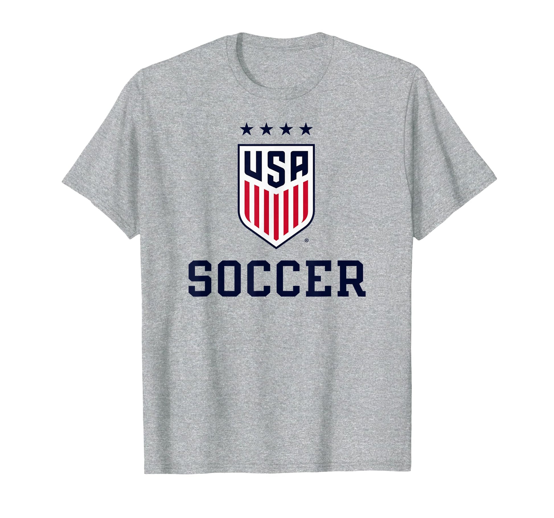 United States Soccer Icon Gray T-Shirt - Casual Everyday Wear for Adults - T-Shirt, Sweatshirt, Hoodie