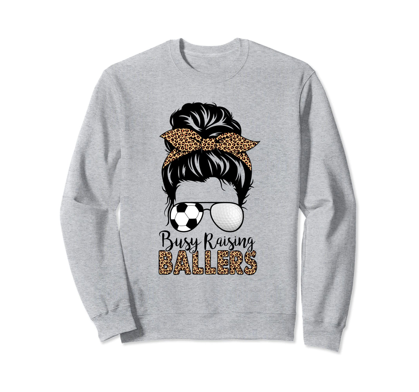 Busy Raising Ballers Soccer And Golf Sweatshirt - Minimalist Print Unisex - T-Shirt, Sweatshirt, Hoodie