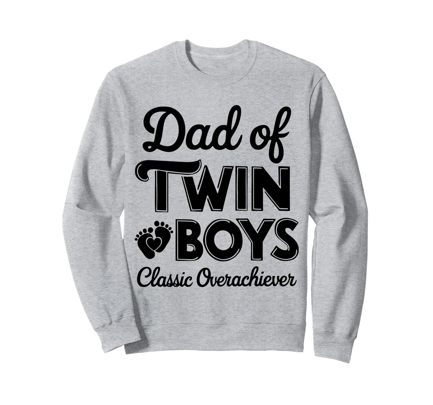 Twin Daddy Funny Twin Dad Sweatshirt - Graphic Print Unisex - T-Shirt, Sweatshirt, Hoodie