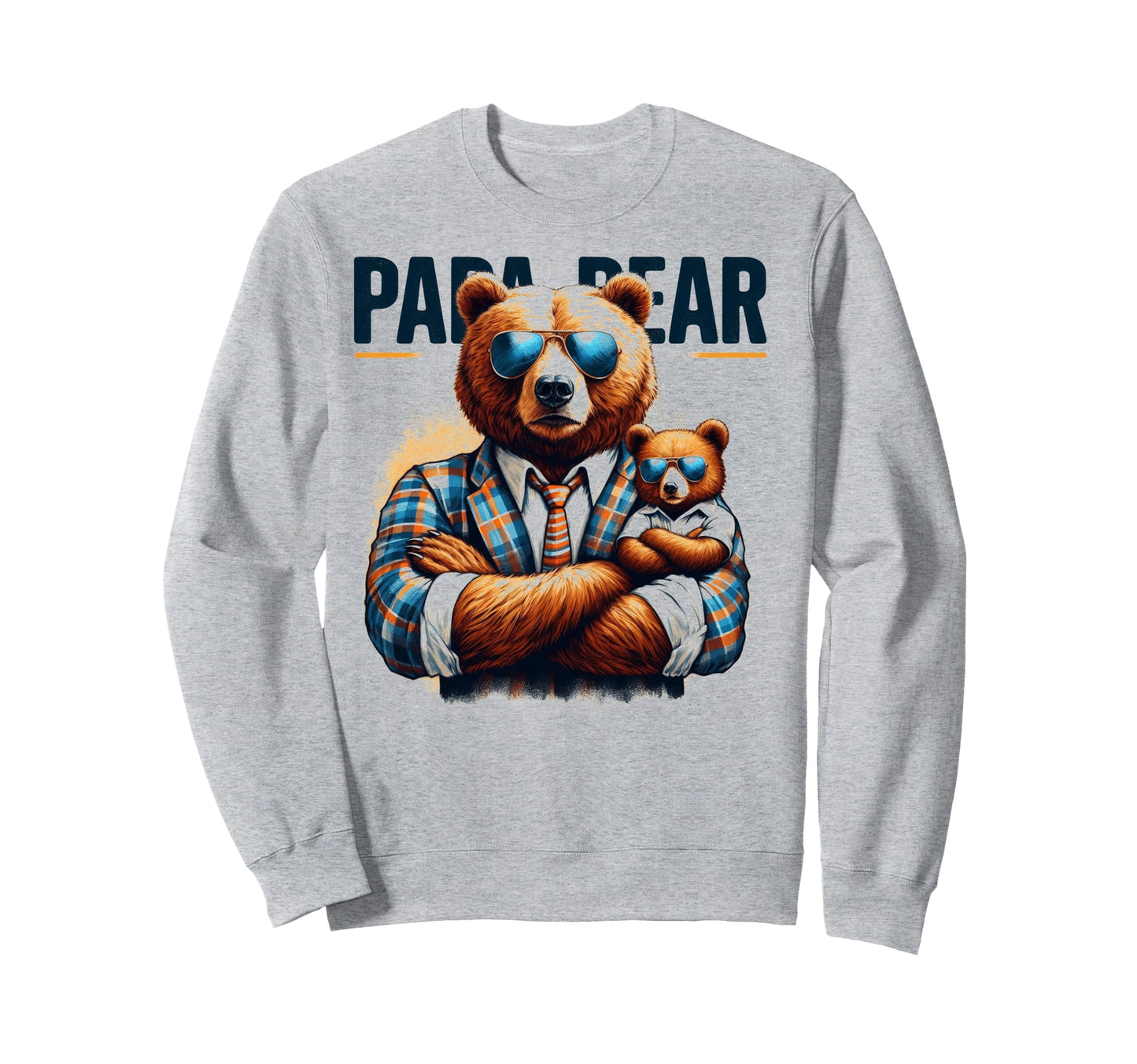 Papa Bear Funny Bears Animal Lover Sweatshirt - Custom Art Print Unisex - T-Shirt, Sweatshirt, Hoodie