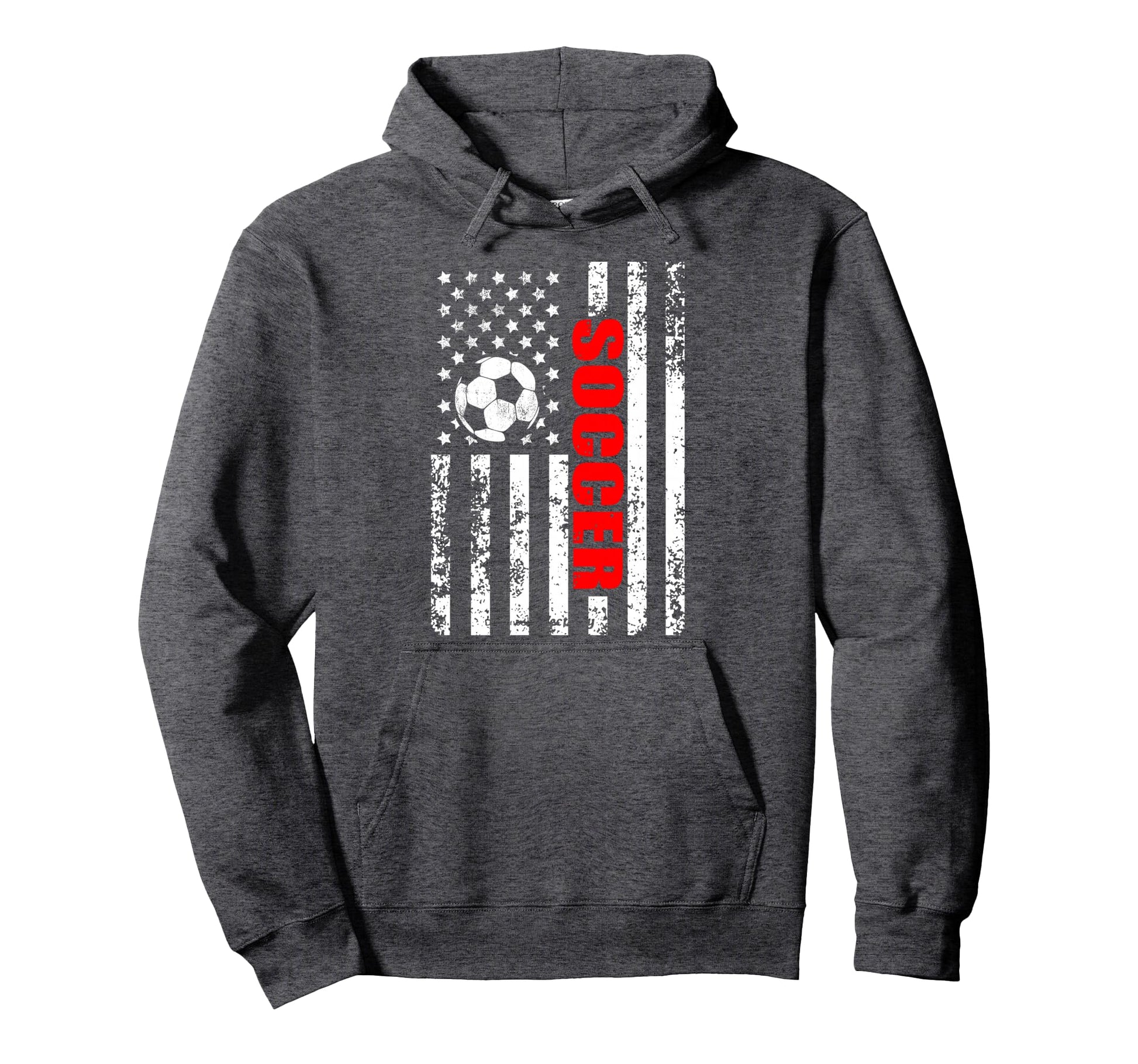 Us American Flag Soccer Patriotic Hoodie - Aesthetic Graphic for Adults - T-Shirt, Sweatshirt, Hoodie