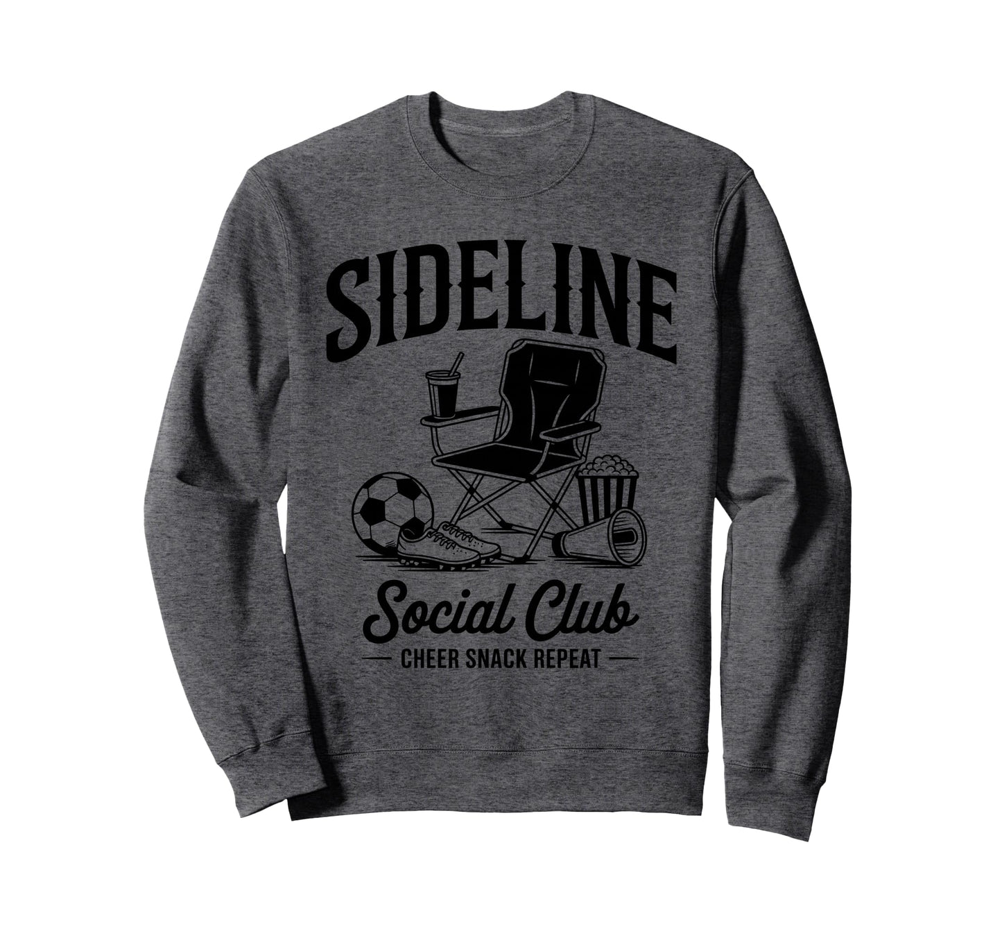 Sideline Social Club Grandma Sweatshirt - Minimalist Print for Adults - T-Shirt, Sweatshirt, Hoodie