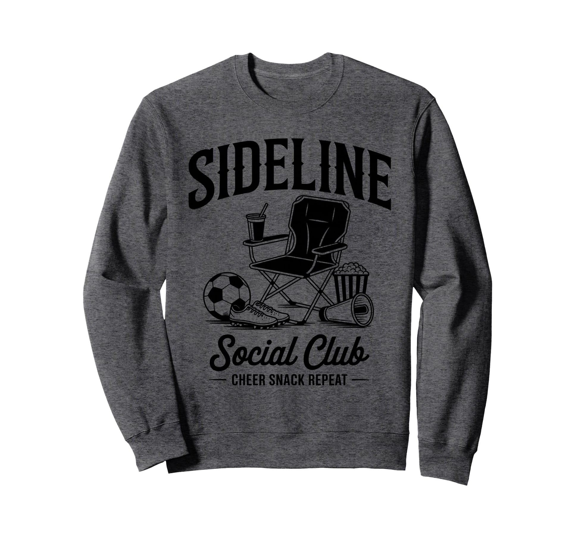 Sideline Social Club Grandma Sweatshirt - Minimalist Print for Adults - T-Shirt, Sweatshirt, Hoodie
