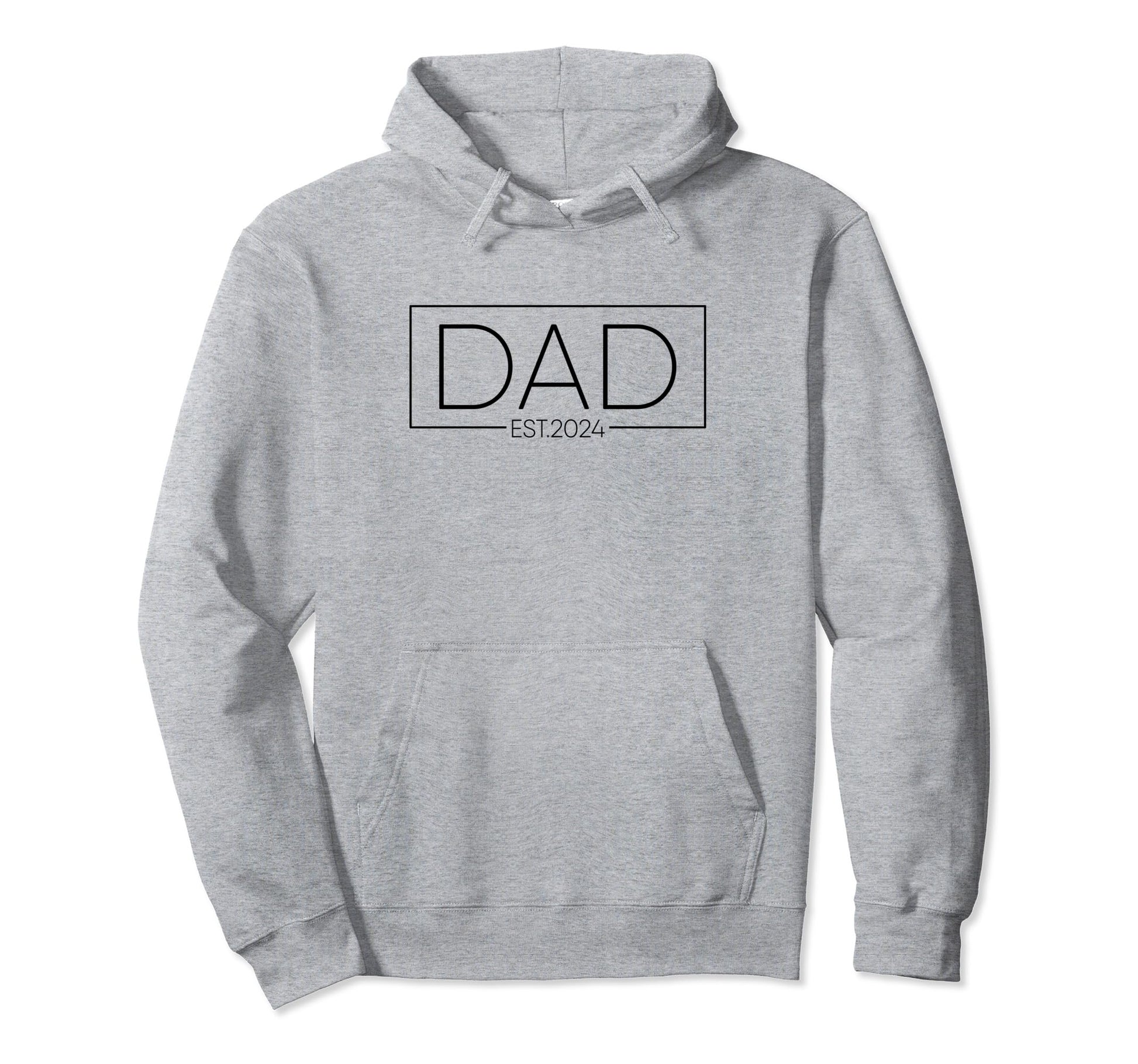 Dad Est 2024 Dad Announcement Pregnancy Hoodie - Unique Graphic for Adults - T-Shirt, Sweatshirt, Hoodie