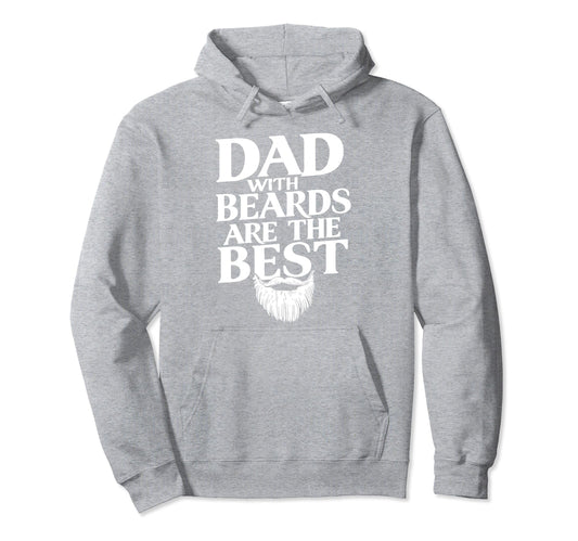 Bearded Dad Funny Beard Lover Fathers Day Hoodie - Trendy Graphic Men Women - T-Shirt, Sweatshirt, Hoodie