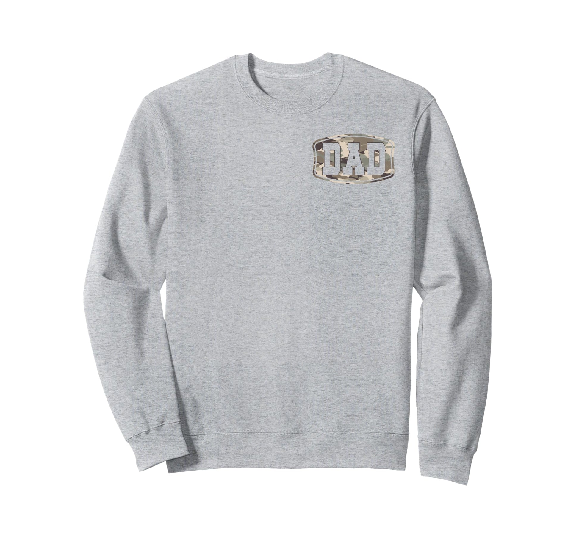 Old School Camo Dad Pocket Camouflage Sweatshirt - Graphic Print Unisex - T-Shirt, Sweatshirt, Hoodie