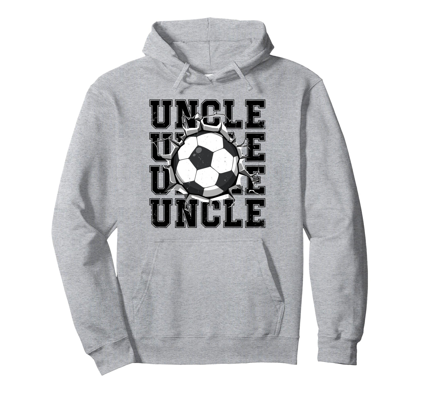 Soccer Uncle Cracked Wall Family Matching Hoodie - Novelty Apparel Unisex - T-Shirt, Sweatshirt, Hoodie