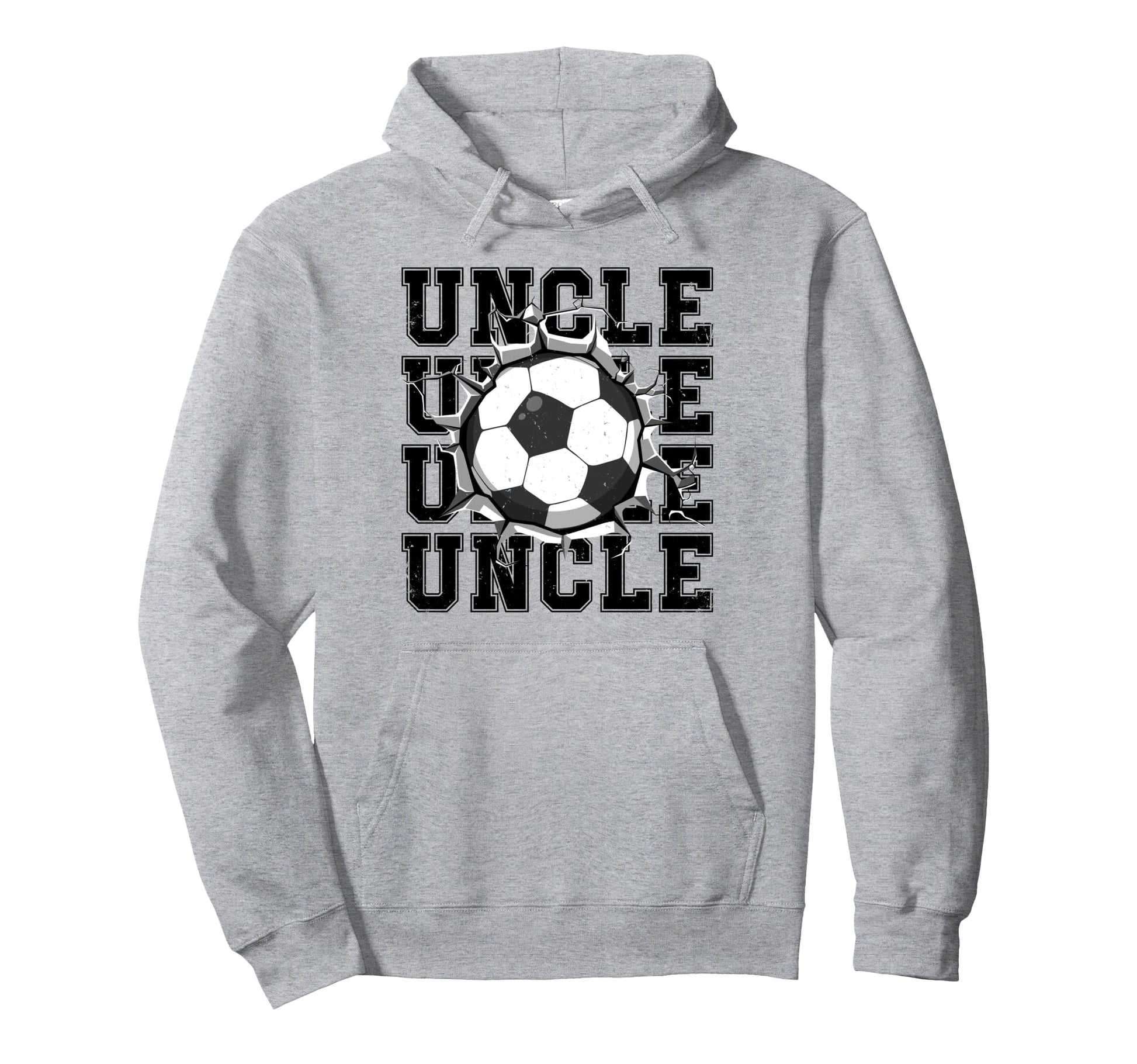 Soccer Uncle Cracked Wall Family Matching Hoodie - Novelty Apparel Unisex - T-Shirt, Sweatshirt, Hoodie