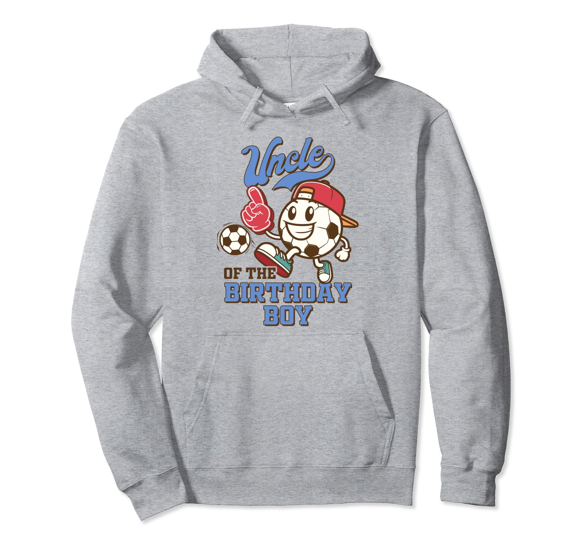 Soccer Uncle Birthday Party Family Uncle Hoodie - Trendy Graphic Unisex - T-Shirt, Sweatshirt, Hoodie