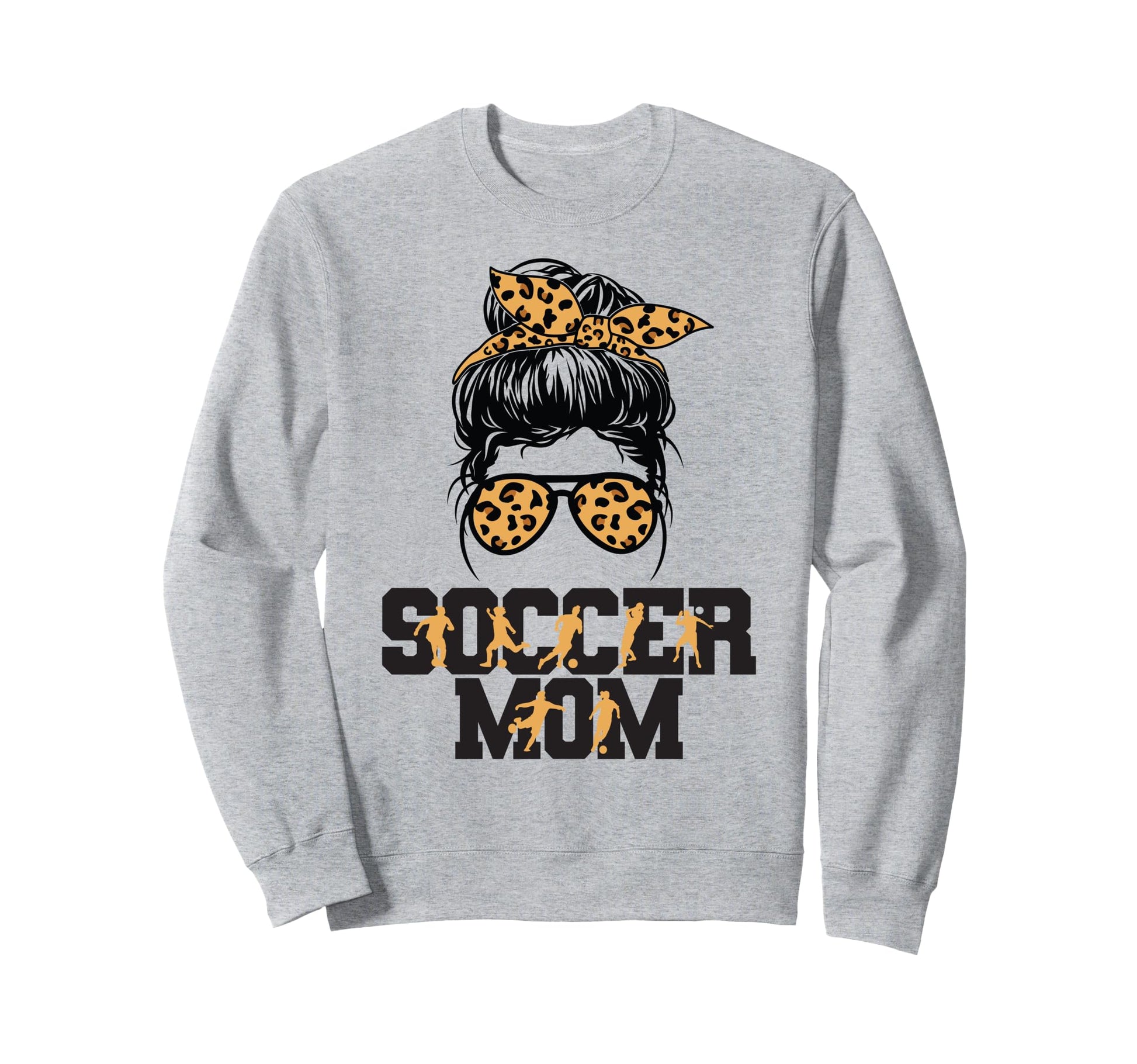 Soccer Mom Leopard Funny Soccer Sweatshirt - Streetwear Style Men Women - T-Shirt, Sweatshirt, Hoodie