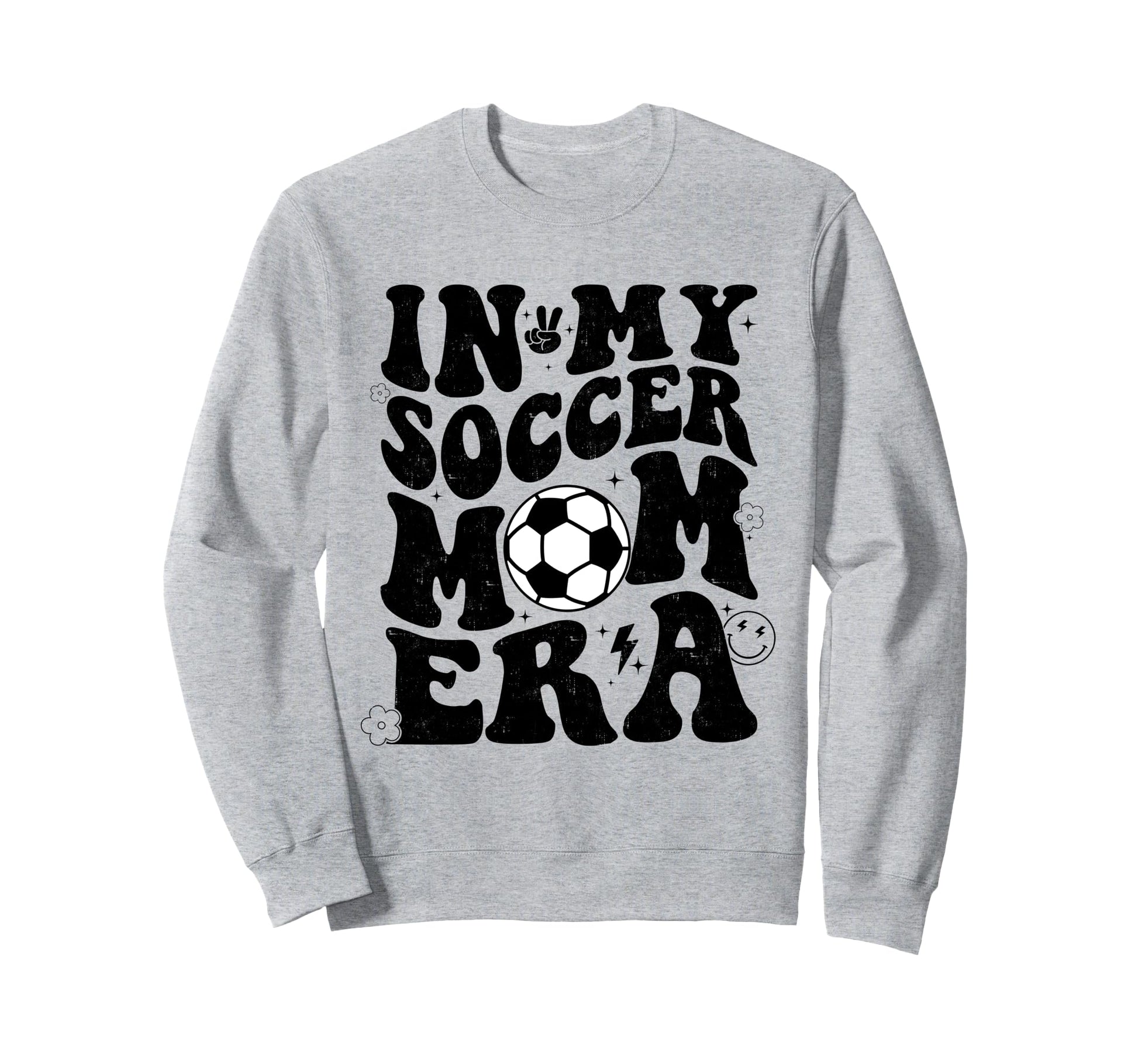 Groovy My Soccer Mom Era Funny Sweatshirt - Custom Art Print Unisex - T-Shirt, Sweatshirt, Hoodie