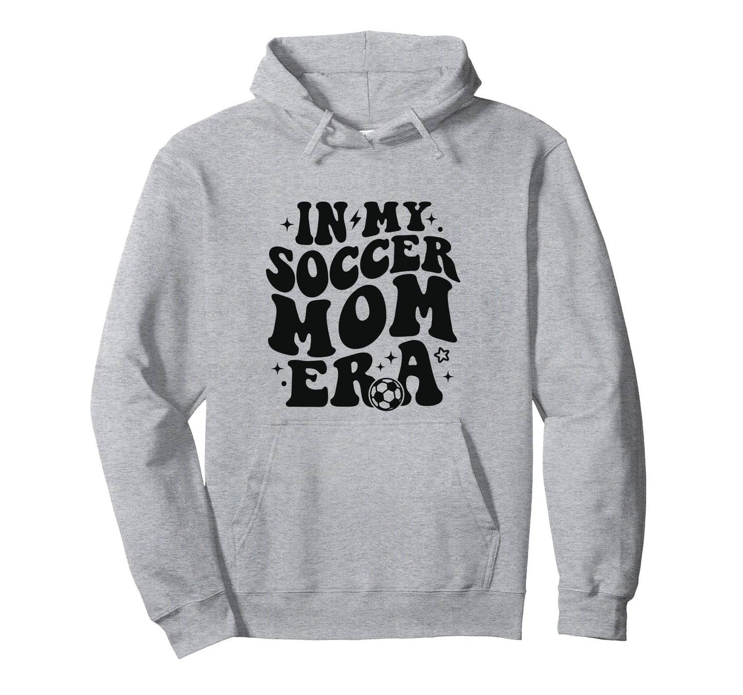 My Soccer Mom Era Groovy Soccer Hoodie - Fun Novelty Design for Adults - T-Shirt, Sweatshirt, Hoodie