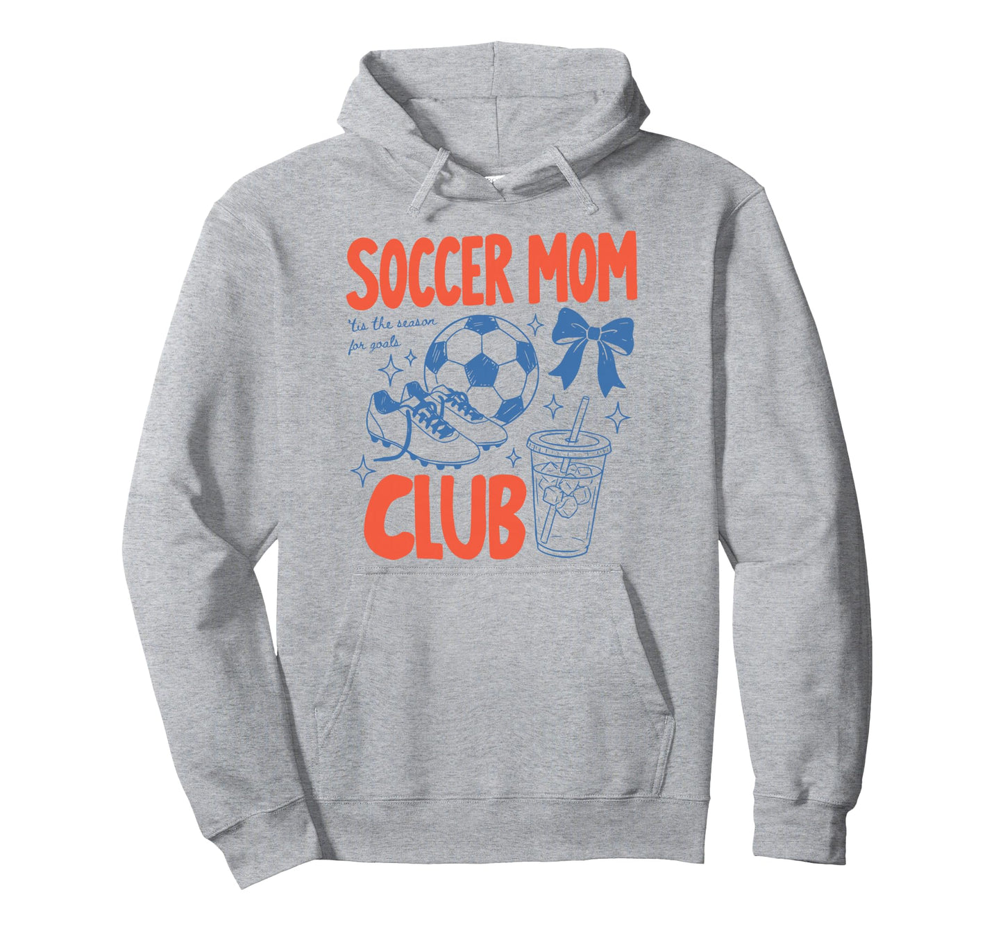 Soccer Moms Club Game Day Baller Mom Hoodie - Custom Art Print Men Women - T-Shirt, Sweatshirt, Hoodie
