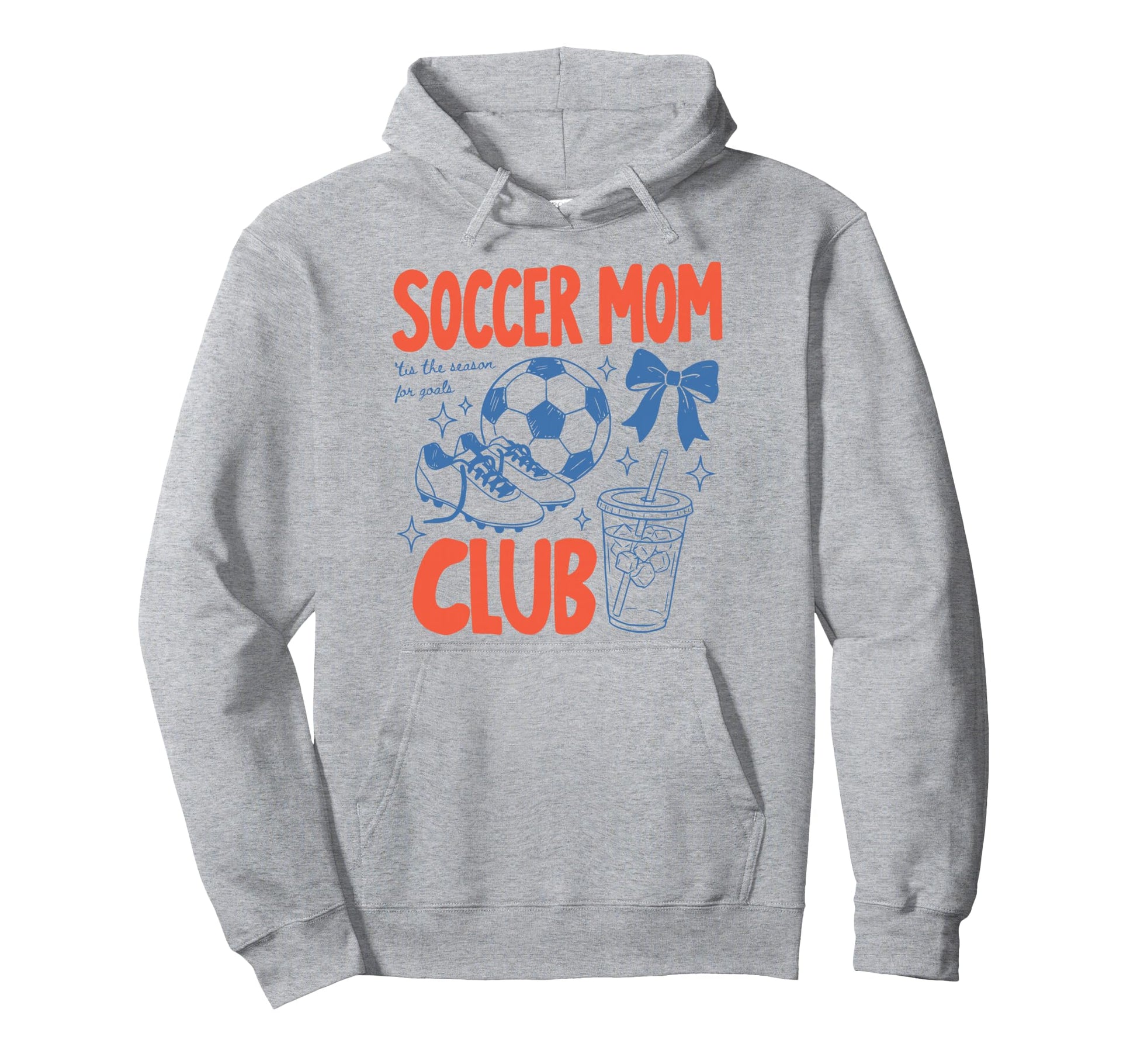 Soccer Moms Club Game Day Baller Mom Hoodie - Custom Art Print Men Women - T-Shirt, Sweatshirt, Hoodie