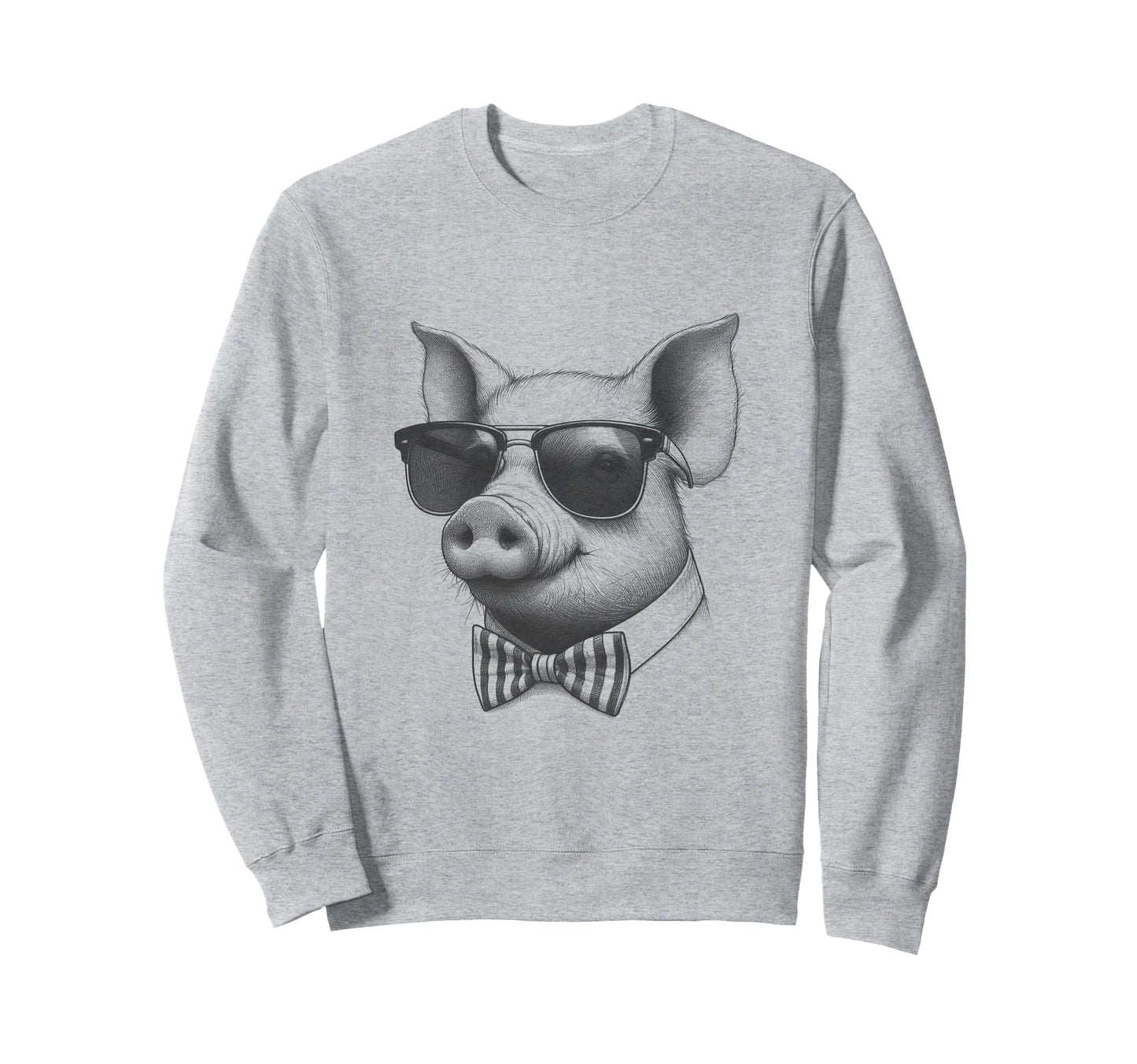 Pig Dad Sunglasses And Sweatshirt - Novelty Apparel Men Women - T-Shirt, Sweatshirt, Hoodie
