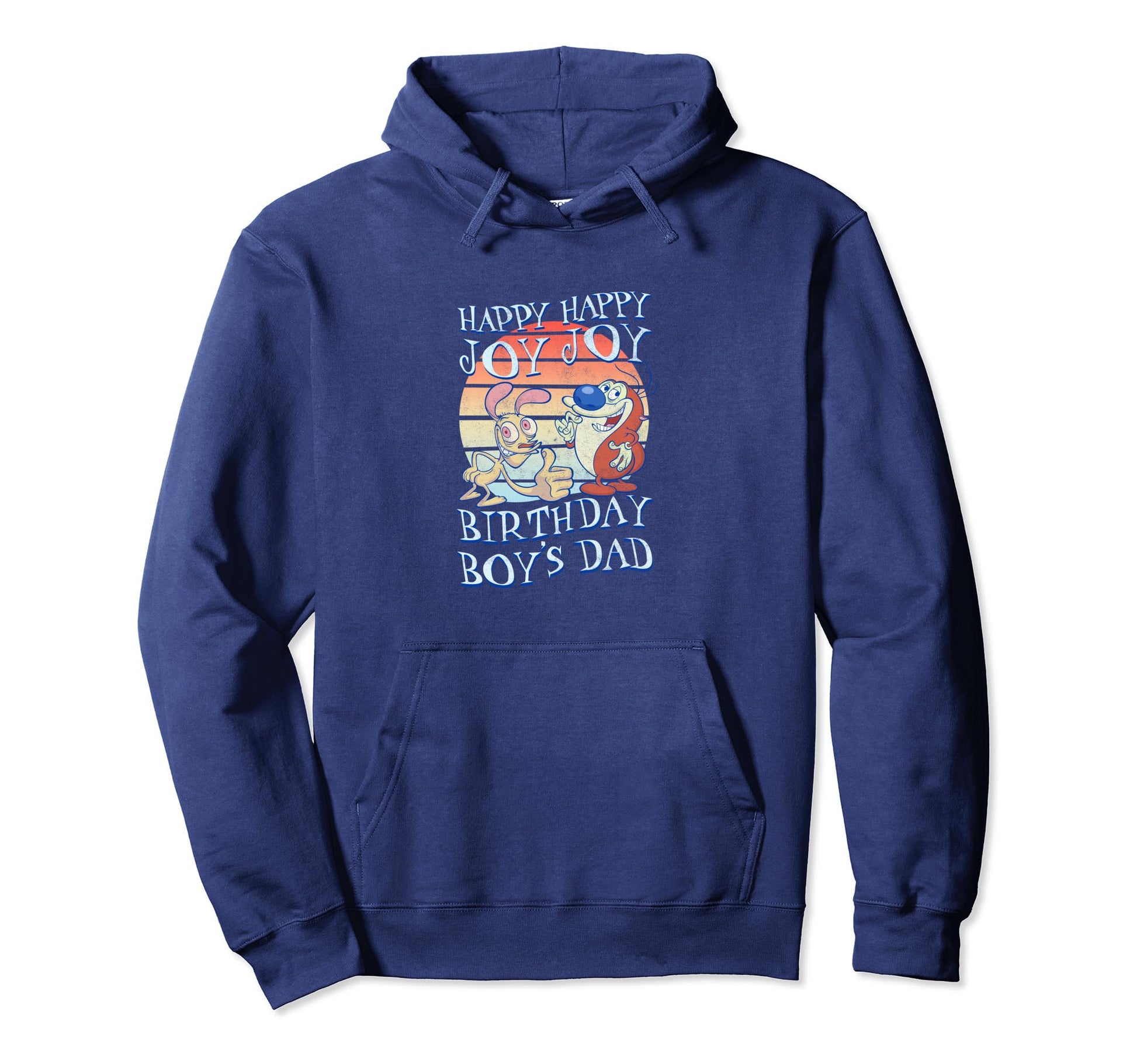 Ren And Stimpy Happy Happy Joy Hoodie - Aesthetic Graphic Men Women - T-Shirt, Sweatshirt, Hoodie