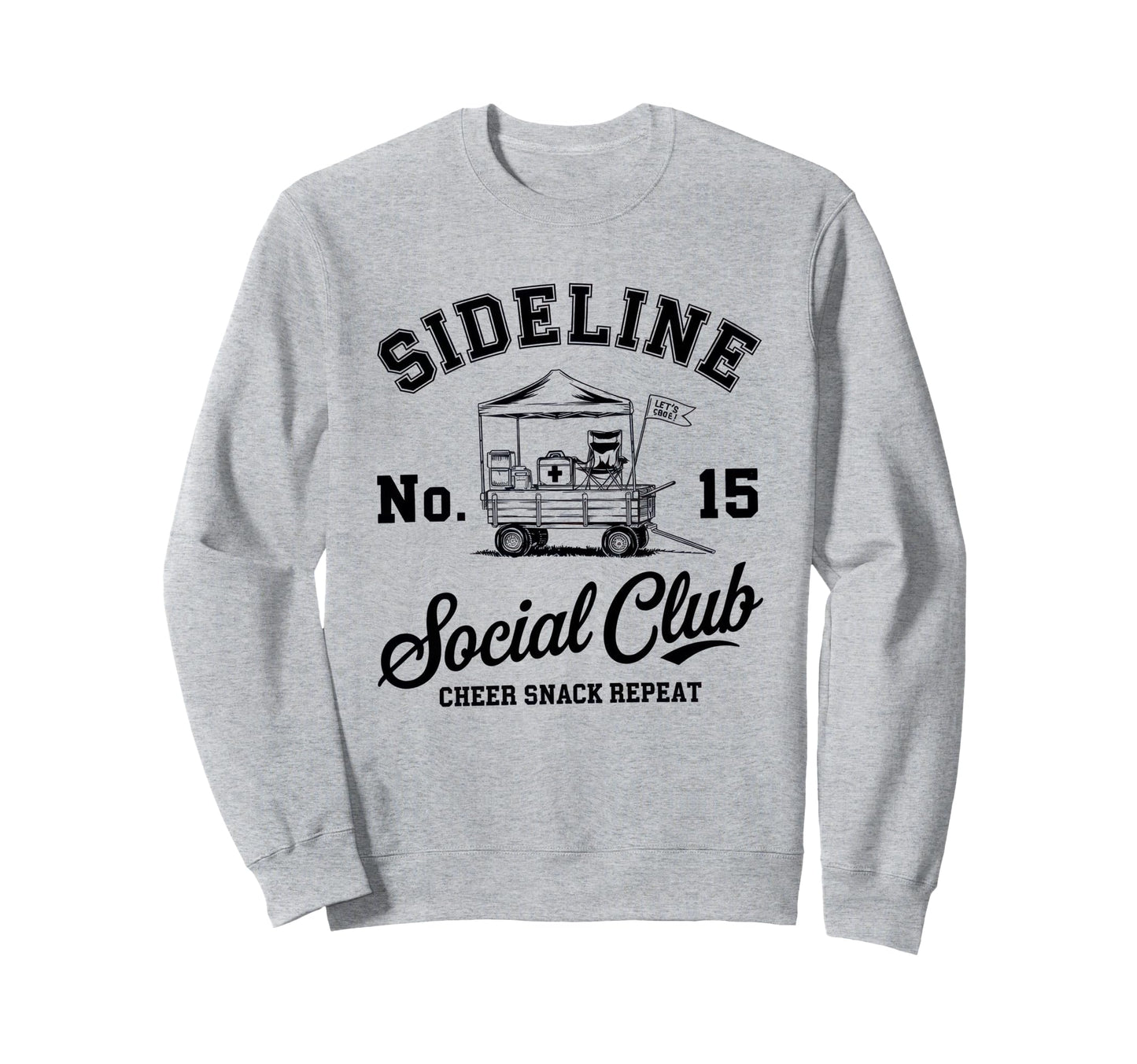 Sideline Social Club Soccer Mom Game Sweatshirt - Unique Graphic Men Women - T-Shirt, Sweatshirt, Hoodie