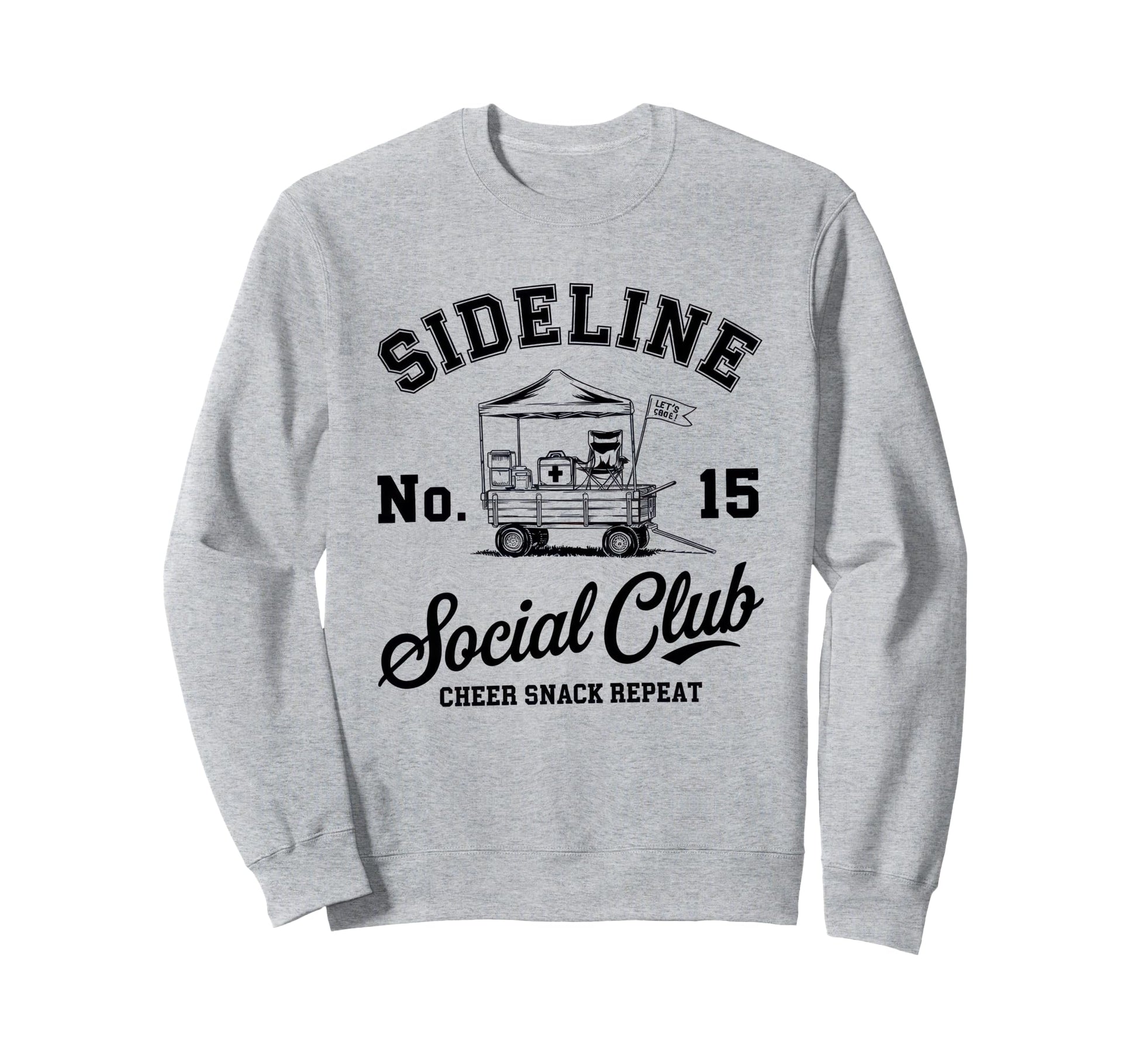 Sideline Social Club Soccer Mom Game Sweatshirt - Unique Graphic Men Women - T-Shirt, Sweatshirt, Hoodie