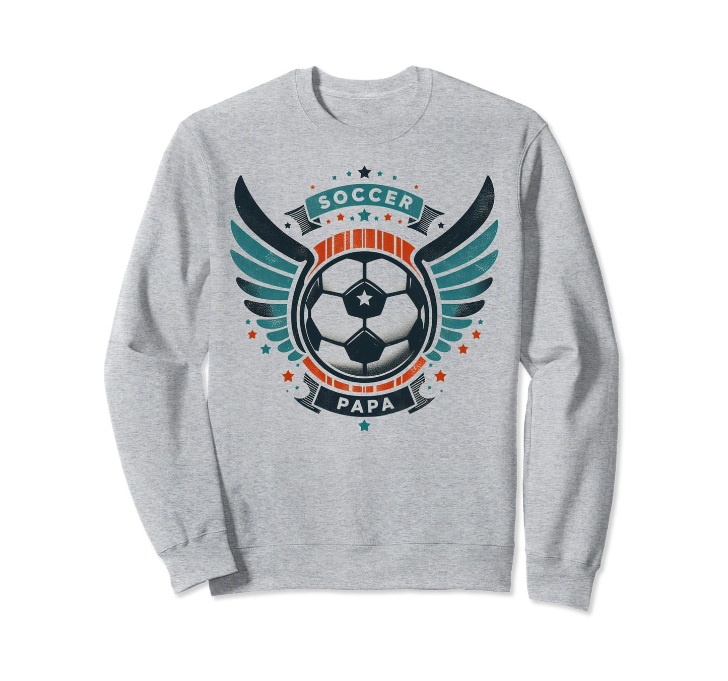 Soccer Papa Family Matching Dad Sweatshirt - Trendy Graphic Men Women - T-Shirt, Sweatshirt, Hoodie