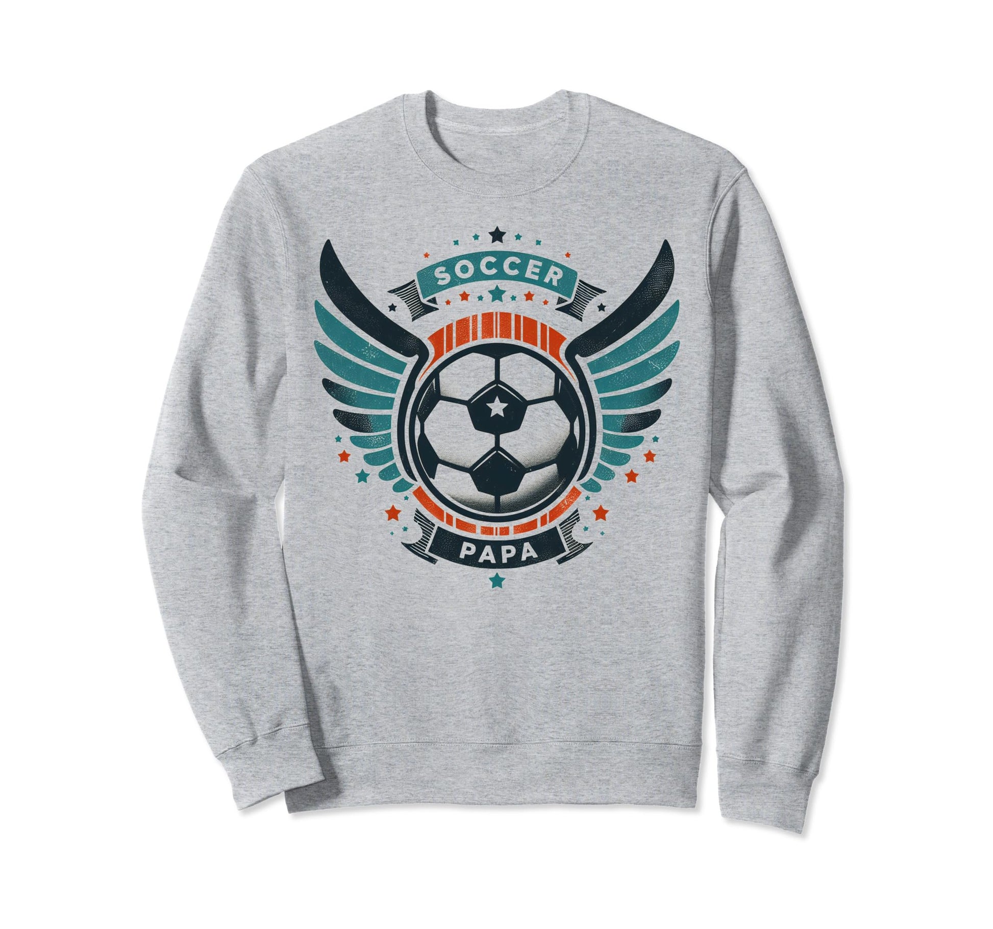 Soccer Papa Family Matching Dad Sweatshirt - Trendy Graphic Men Women - T-Shirt, Sweatshirt, Hoodie