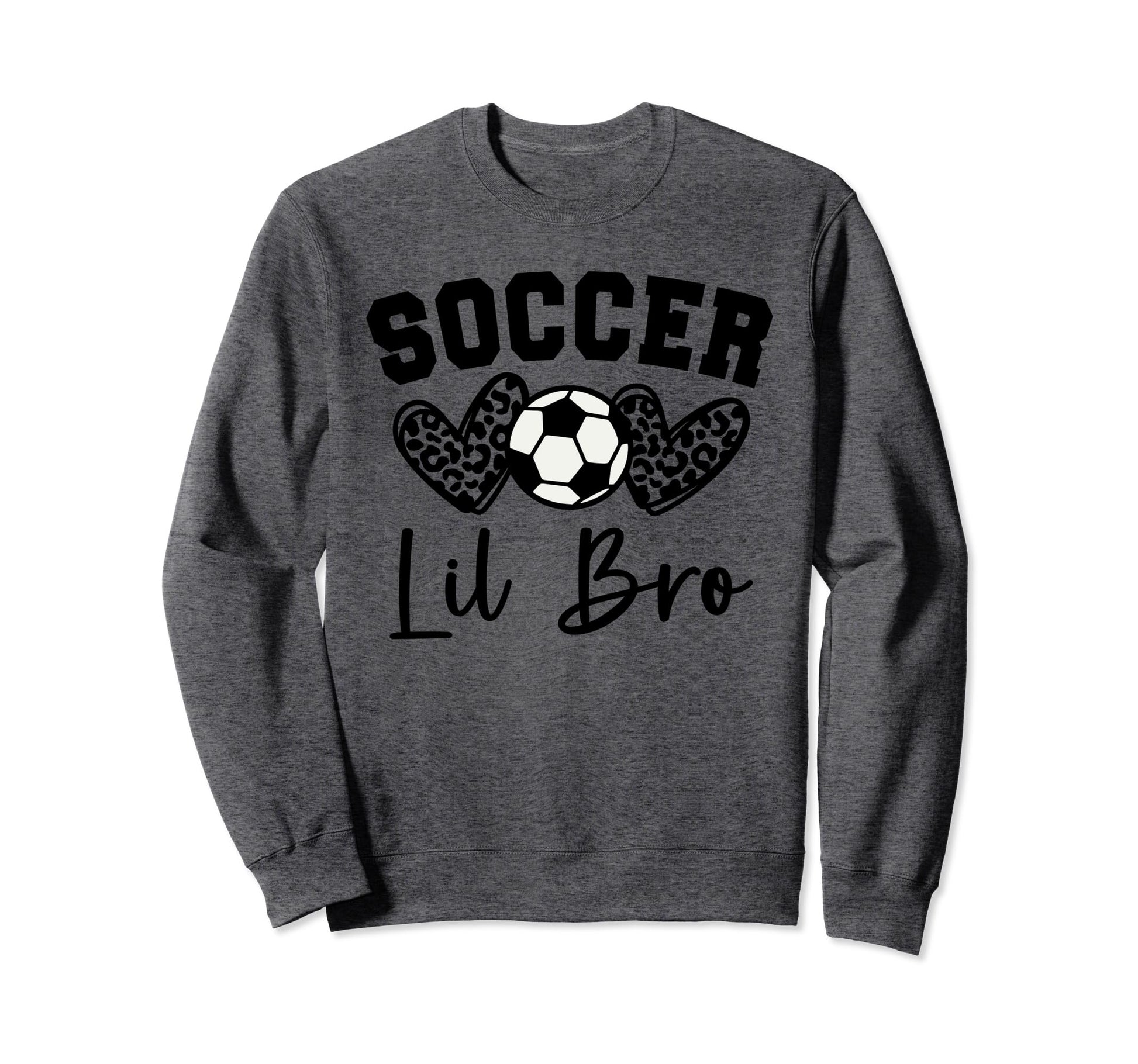 Soccer Lil Bro Matching Family Soccer Sweatshirt - Trendy Graphic Men Women - T-Shirt, Sweatshirt, Hoodie