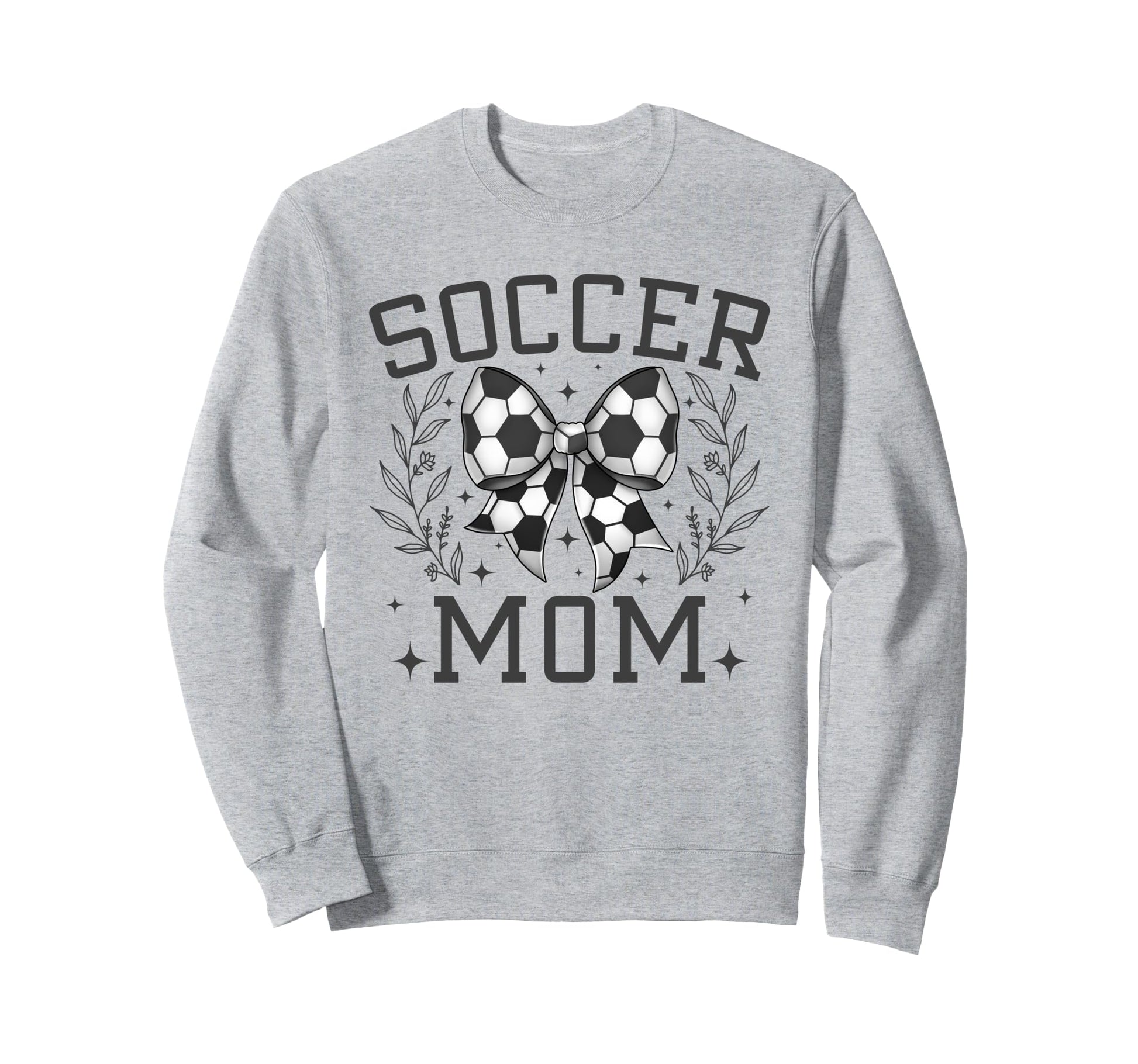 Coquette Bow Soccer Mom Game Day Sweatshirt - Minimalist Print Unisex - T-Shirt, Sweatshirt, Hoodie