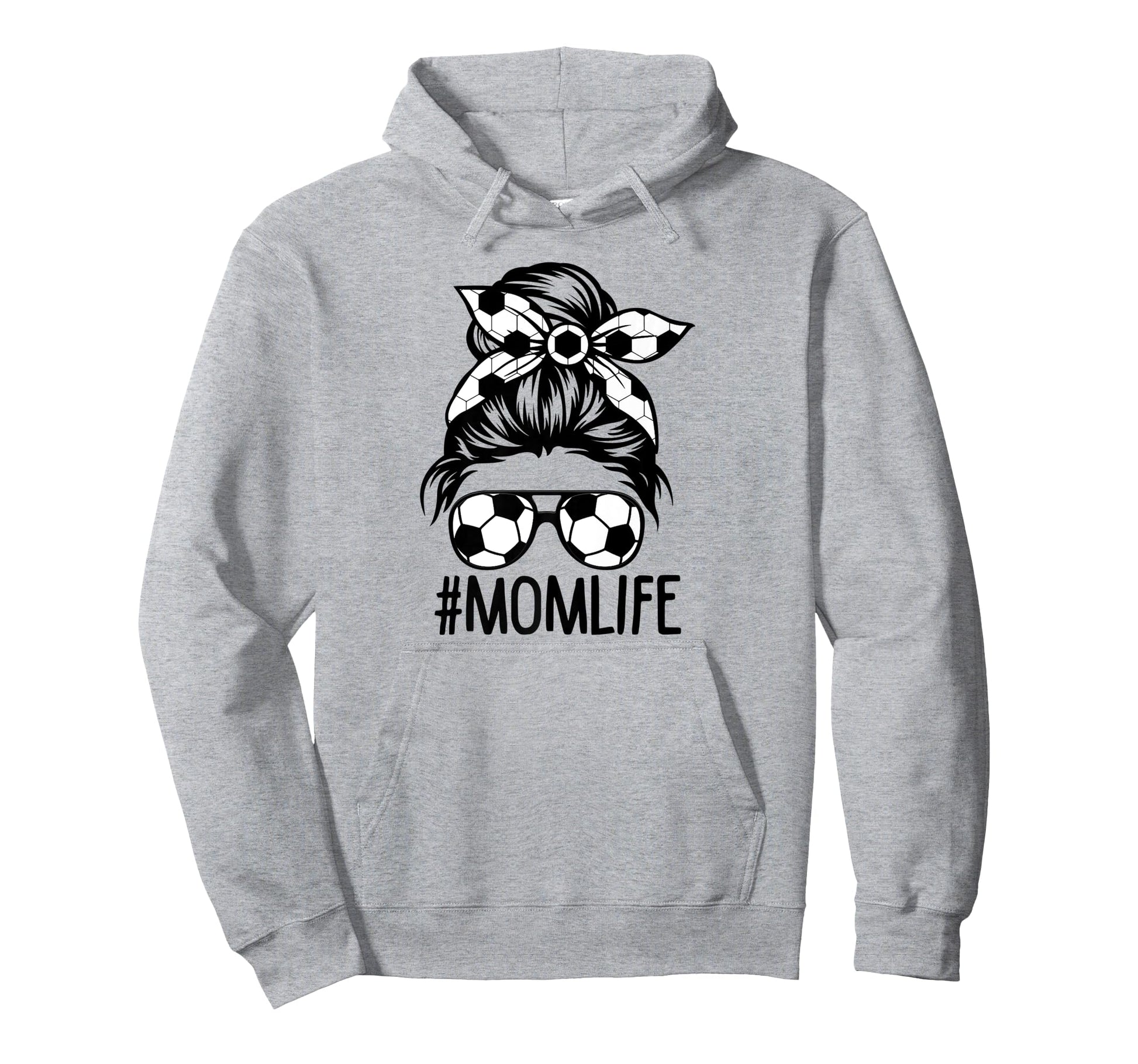 Dy Mom Life Soccer Lover Mothers Hoodie - Casual Everyday Wear Men Women - T-Shirt, Sweatshirt, Hoodie
