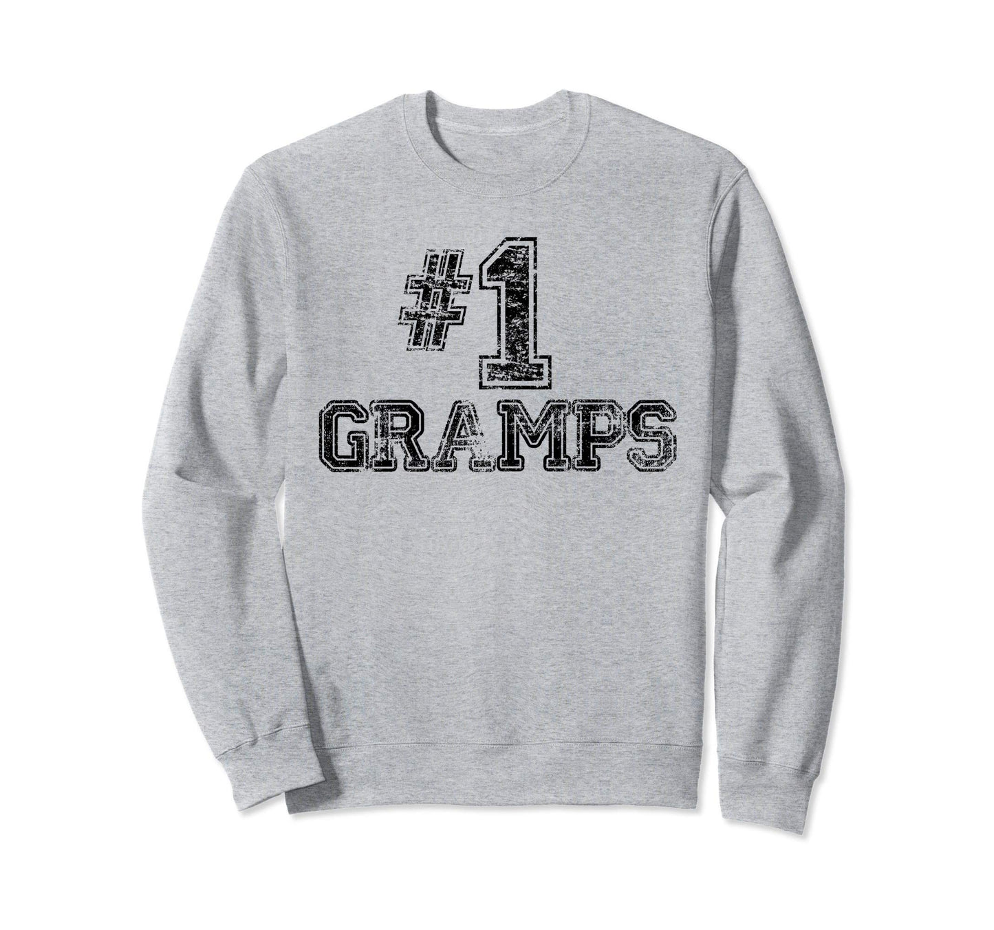 1 Gramps Number One Sports Fathers Sweatshirt - Minimalist Print Men Women - T-Shirt, Sweatshirt, Hoodie
