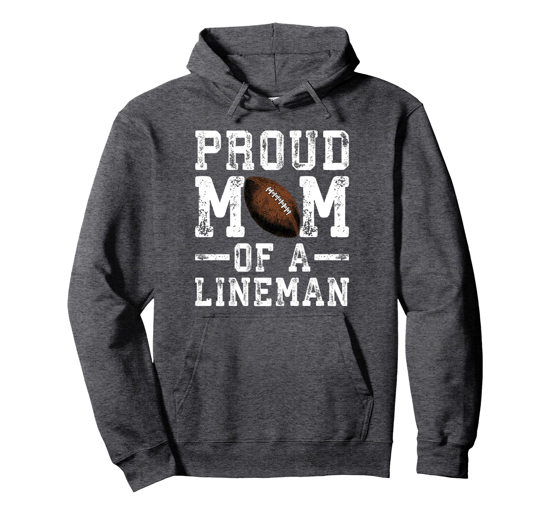 Womens Proud Mom Lineman Football Hoodie - Novelty Apparel Unisex - T-Shirt, Sweatshirt, Hoodie
