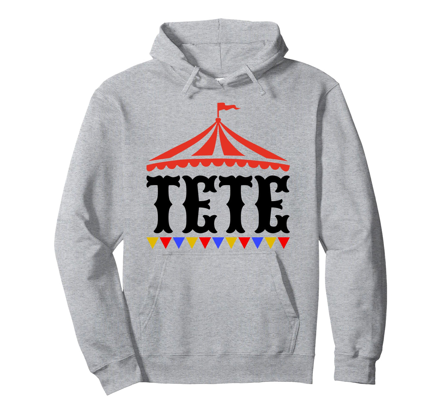 Circus Tete Birthday Carnival Family Hoodie - Minimalist Print for Adults - T-Shirt, Sweatshirt, Hoodie